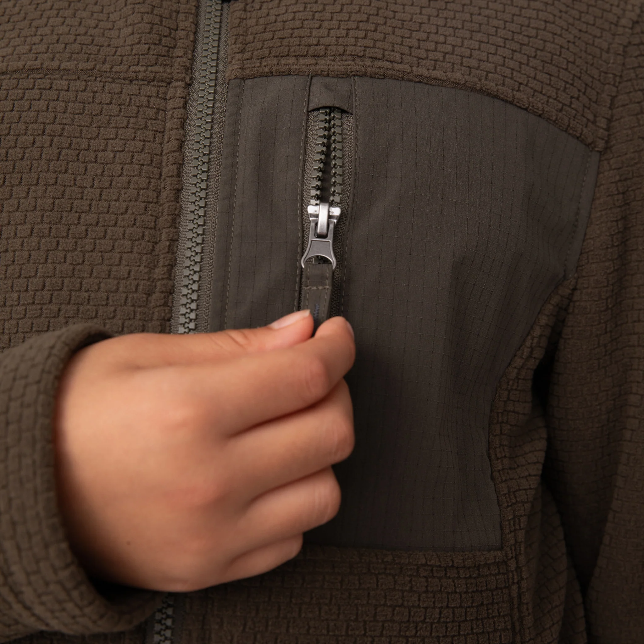 Boys' Brick Fleece Hoodie Jacket - Image 16