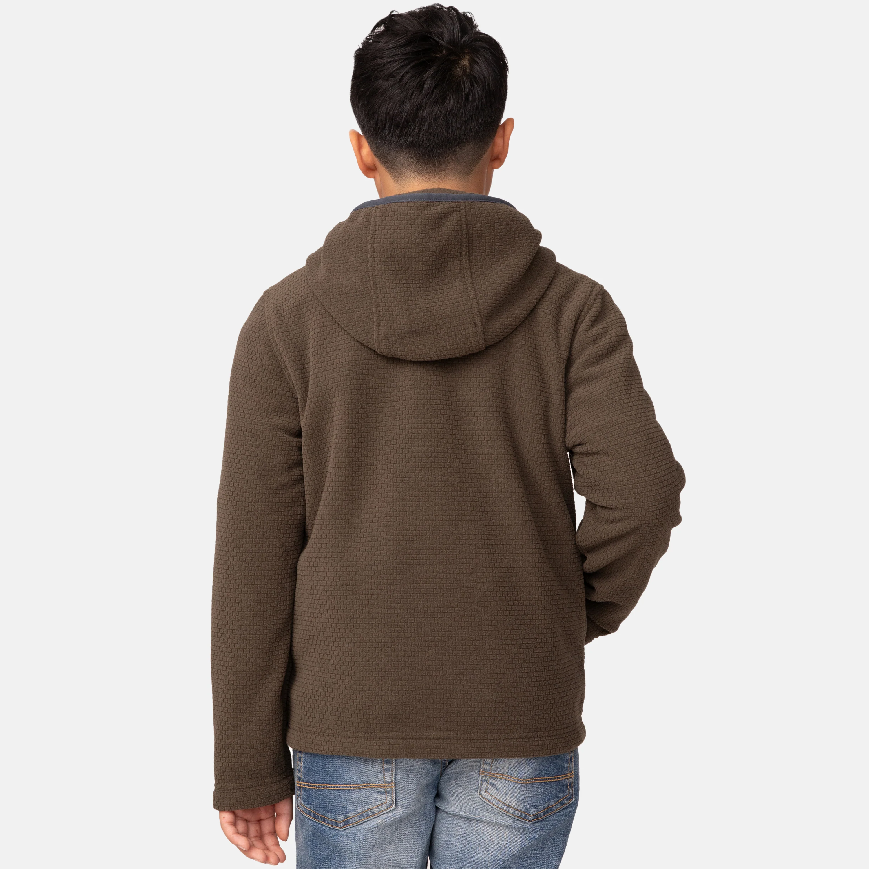 Boys' Brick Fleece Hoodie Jacket - Image 17