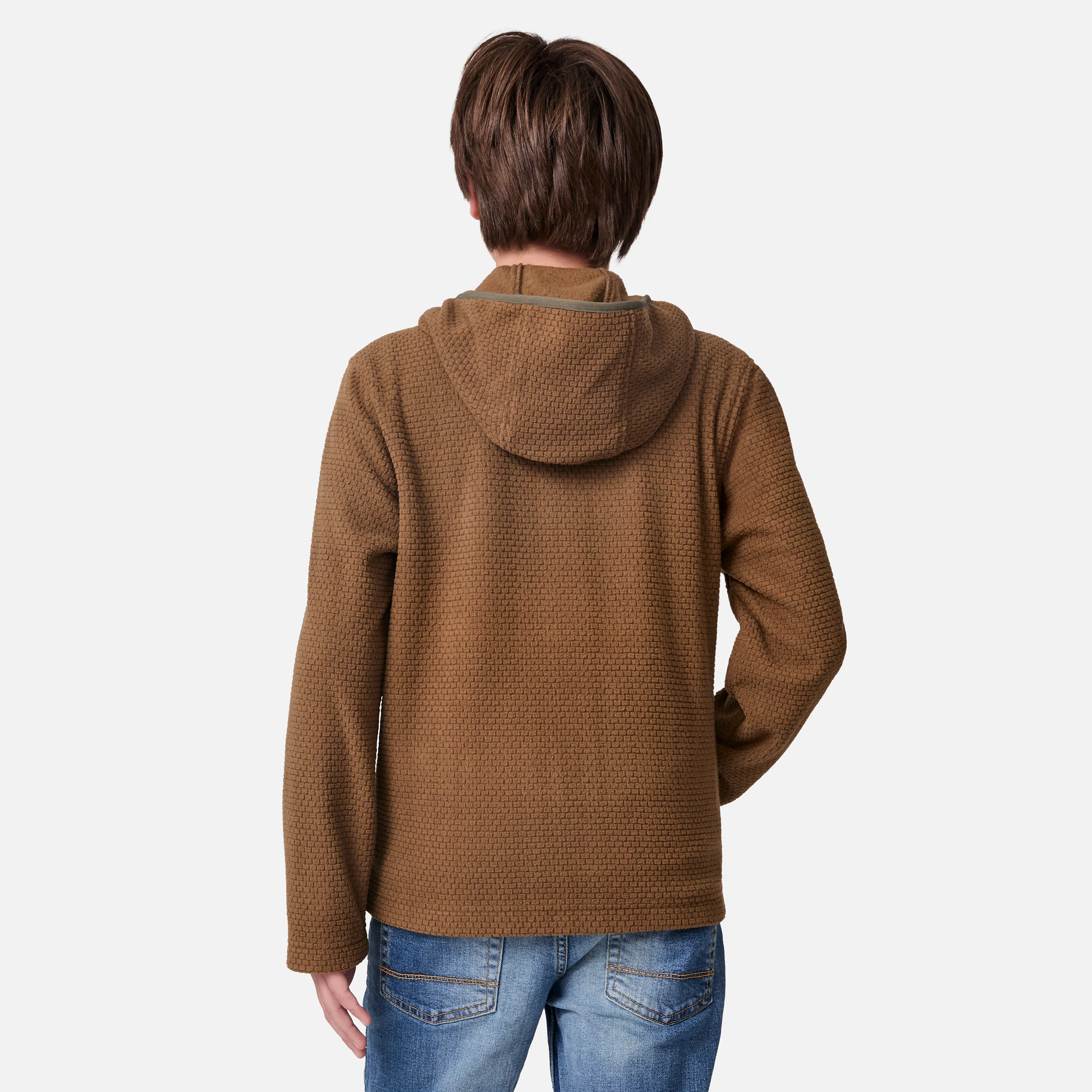 Boys' Brick Fleece Hoodie Jacket - Image 3