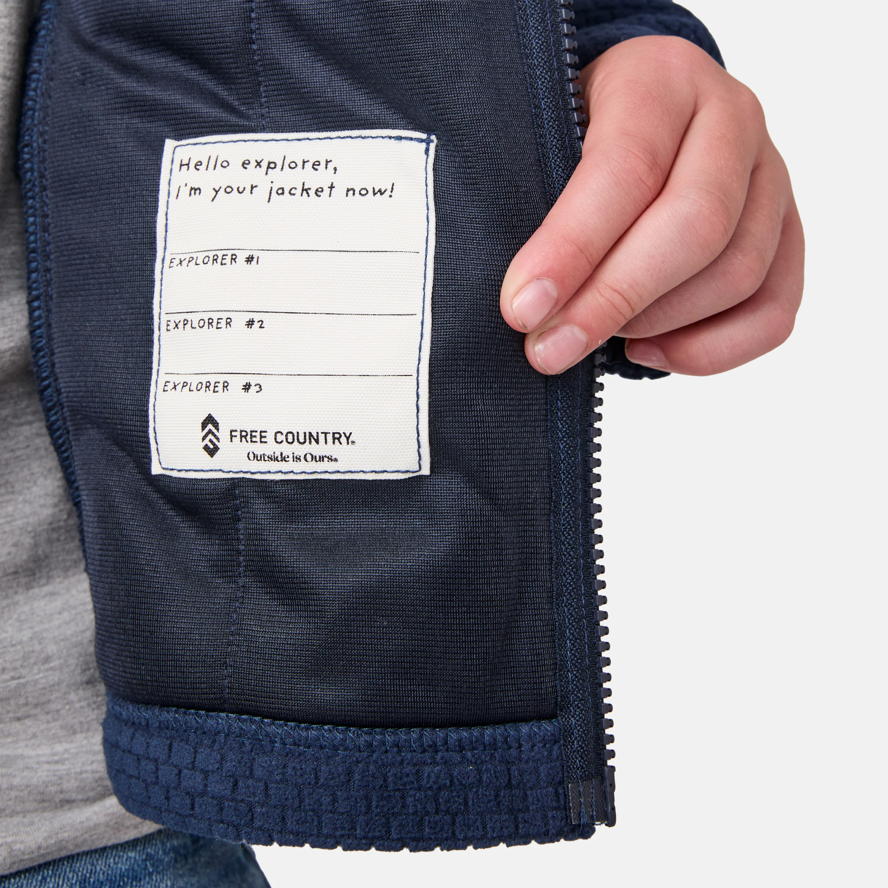 Boys' Brick Fleece Hoodie Jacket - Image 9