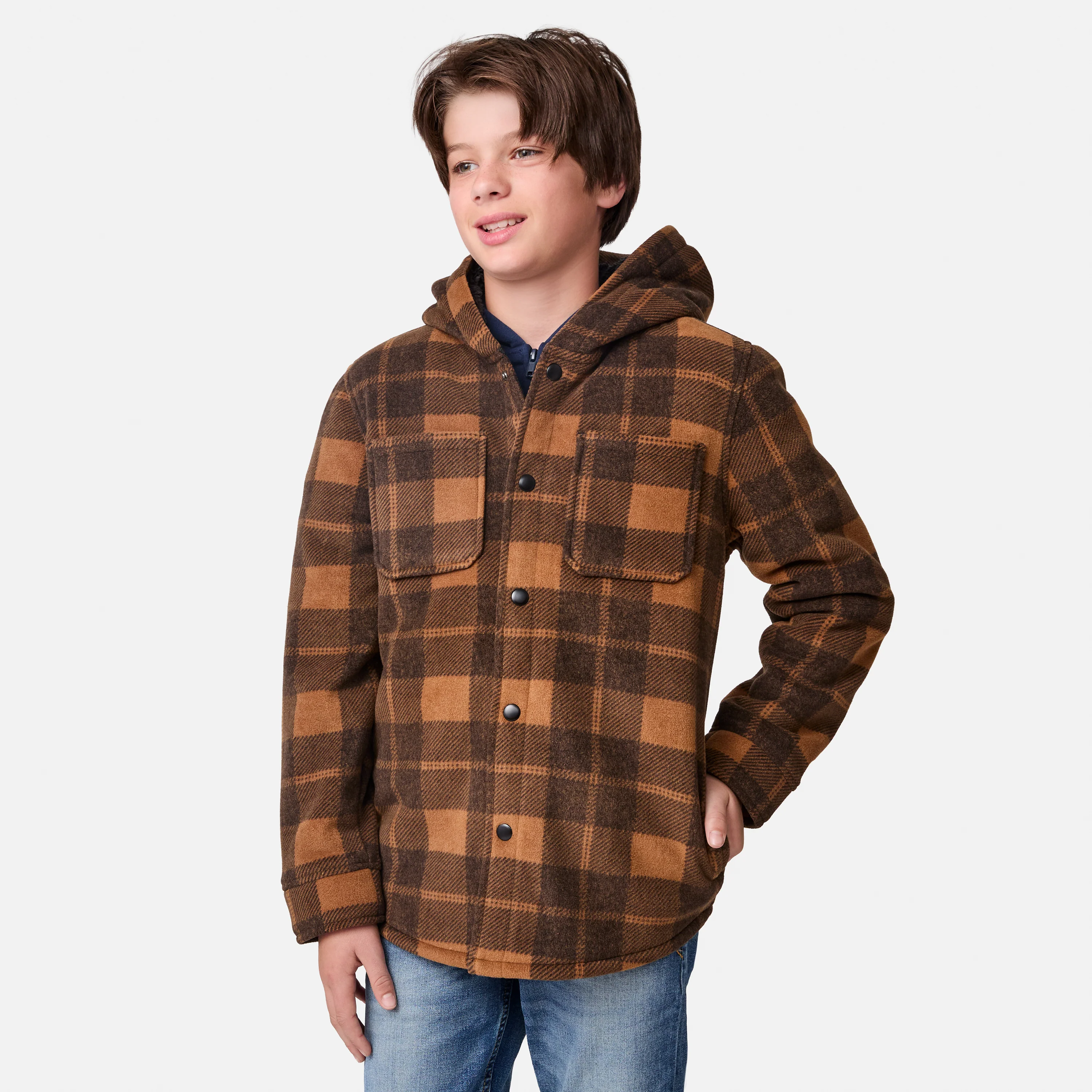 Boys' Chill Out Fleece Shirt Jacket - Image 4