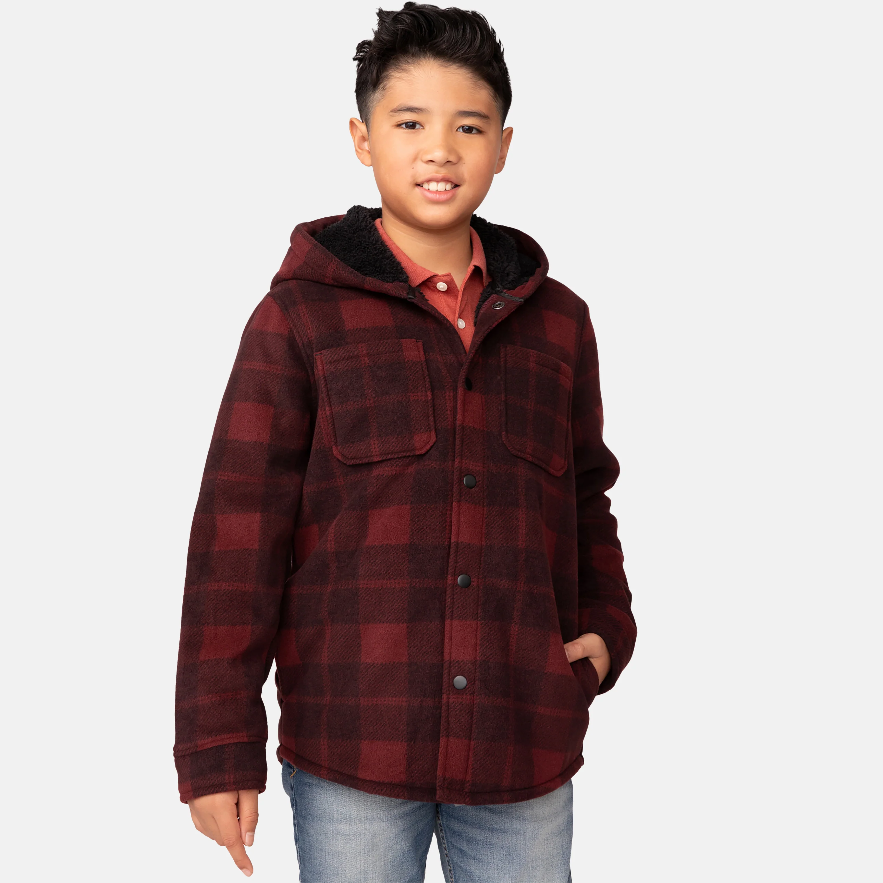 Boys' Chill Out Fleece Shirt Jacket - Image 9
