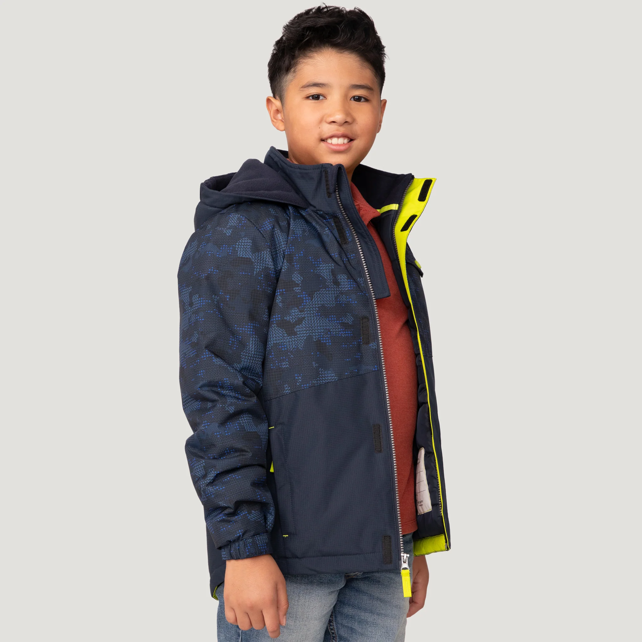 Boys' Multi Rip Stop Boarder Jacket - Image 3