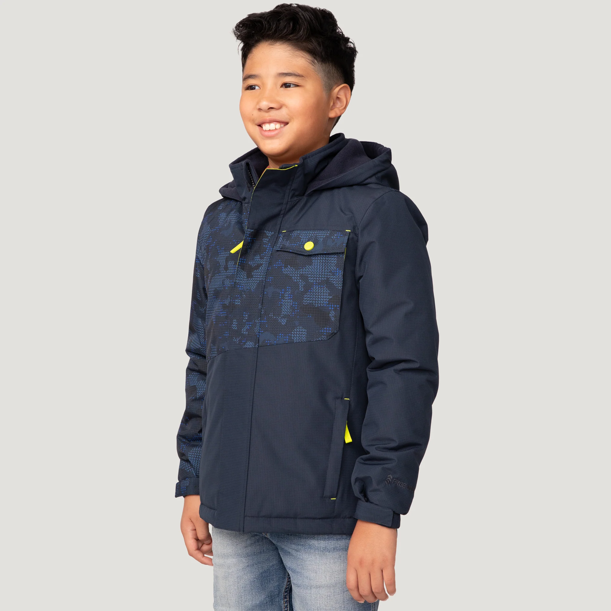 Boys' Multi Rip Stop Boarder Jacket - Image 7