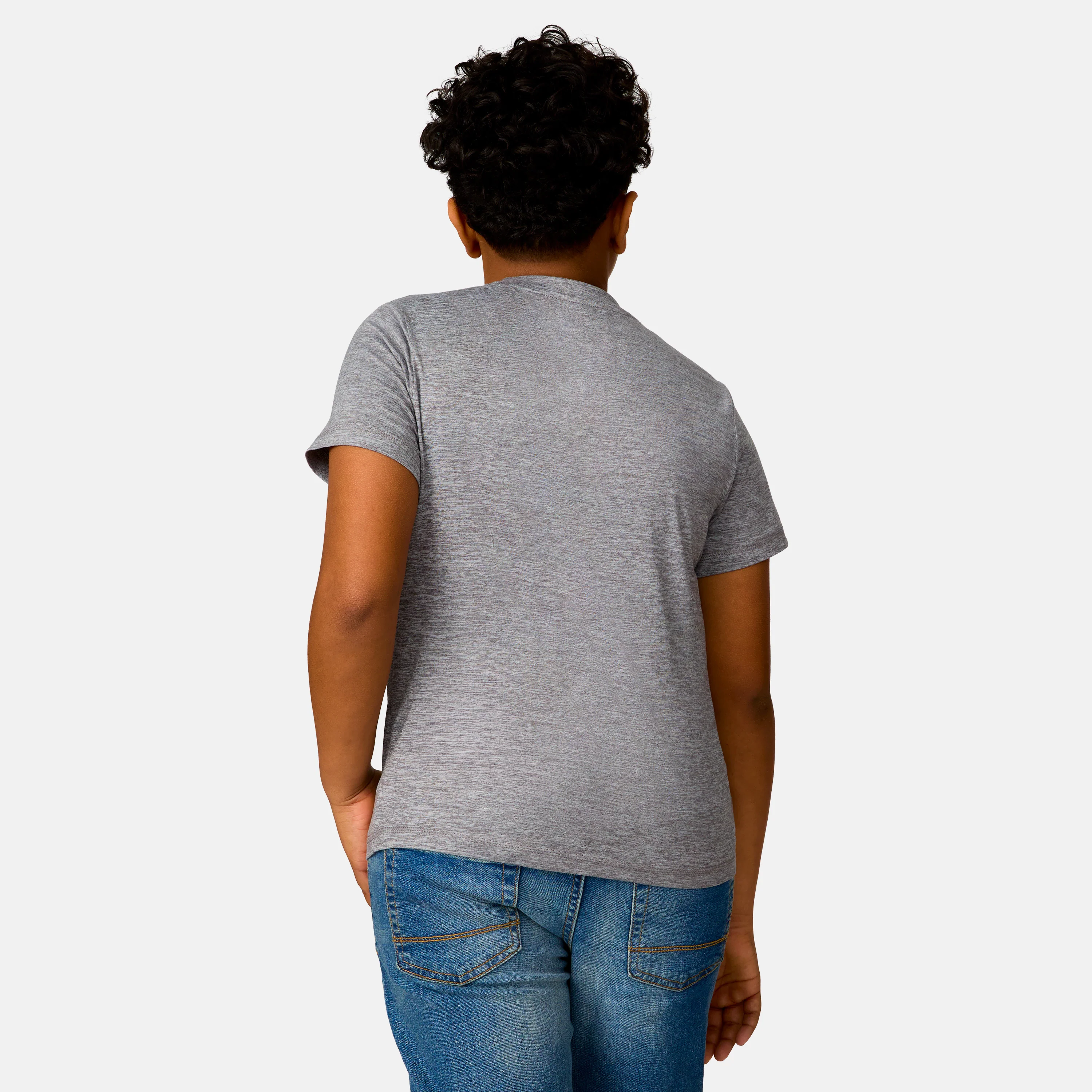 Boys' Microtech® Graphic Crew Neck Shirt - Image 3