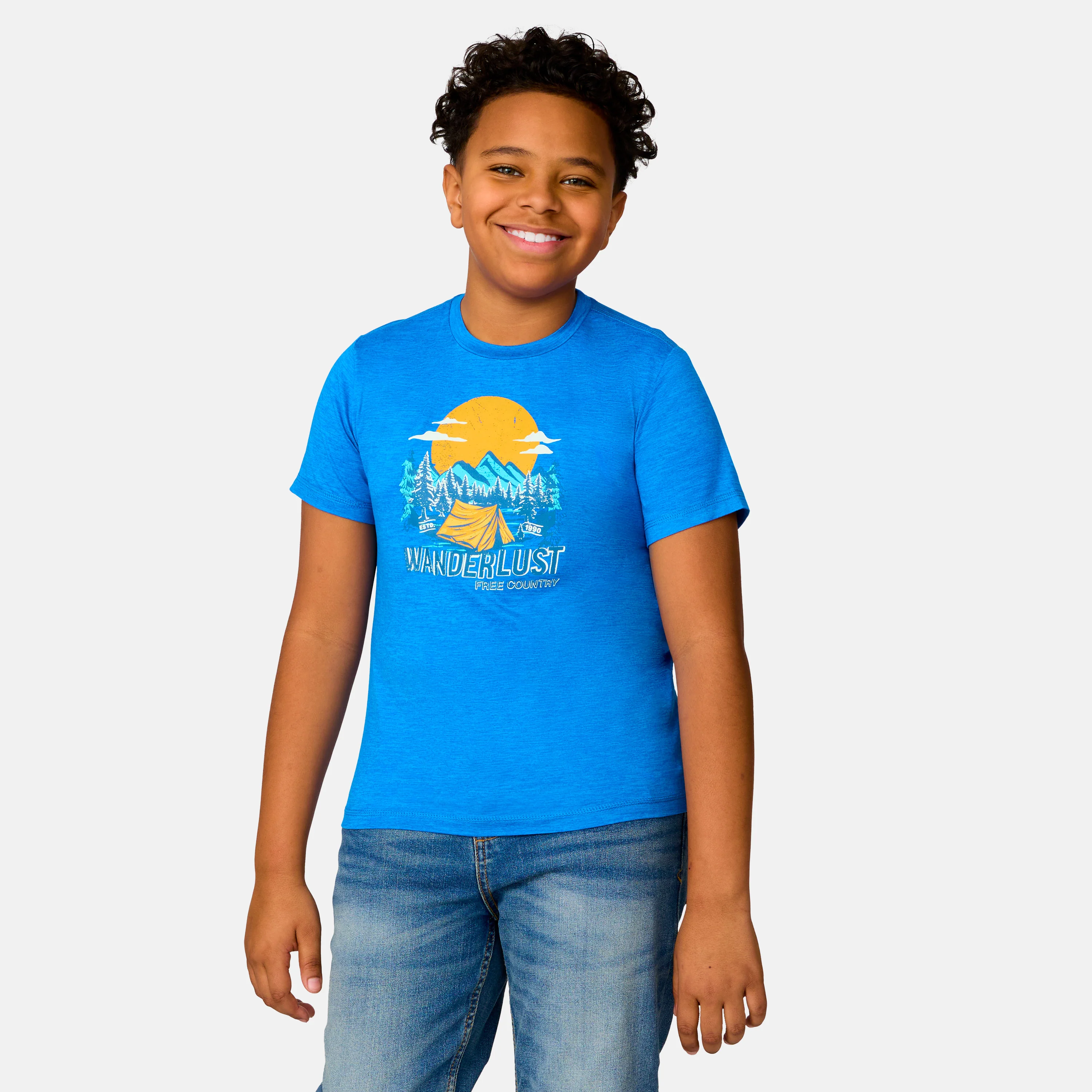 Boys' Microtech® Graphic Crew Neck Shirt - Image 4