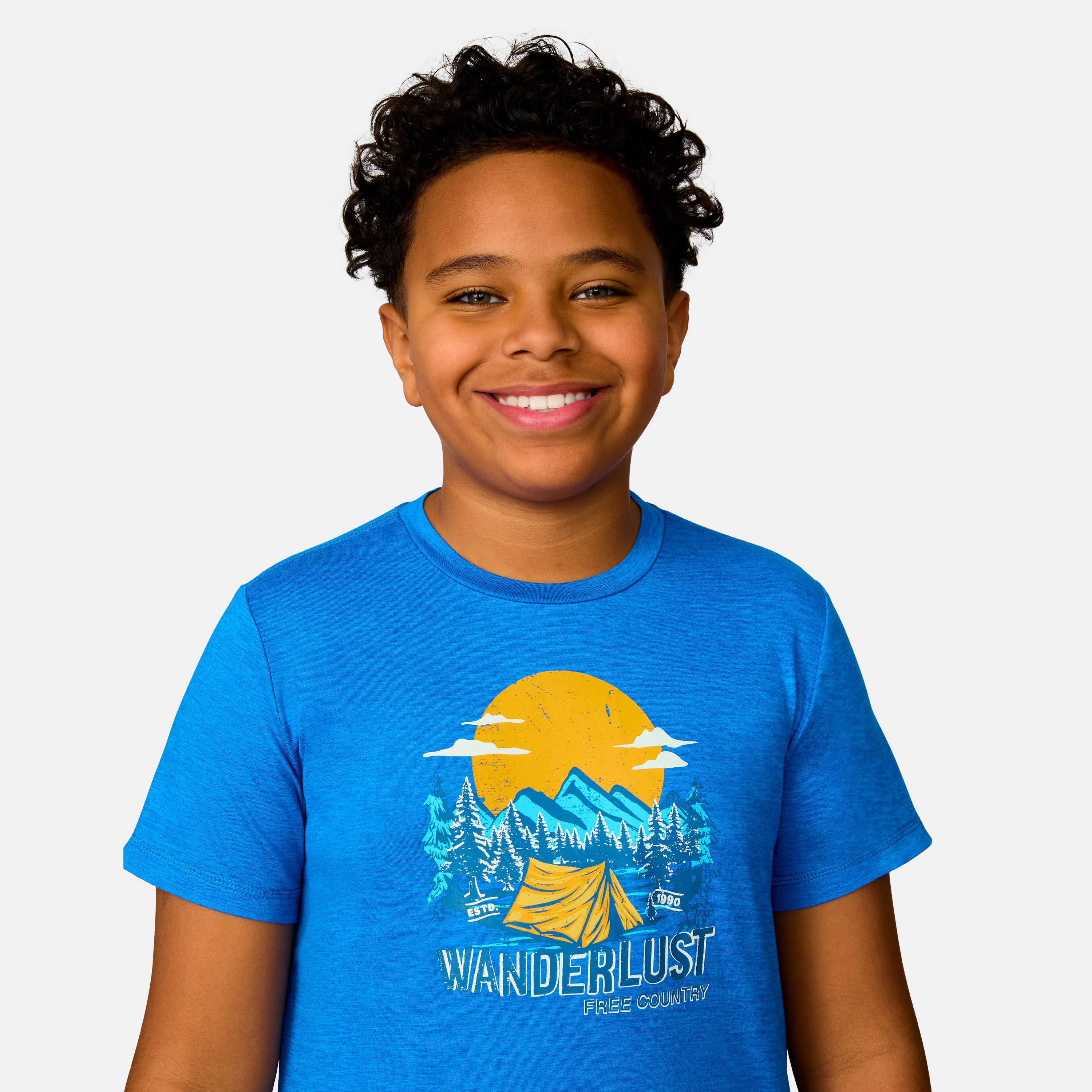 Boys' Microtech® Graphic Crew Neck Shirt - Image 5