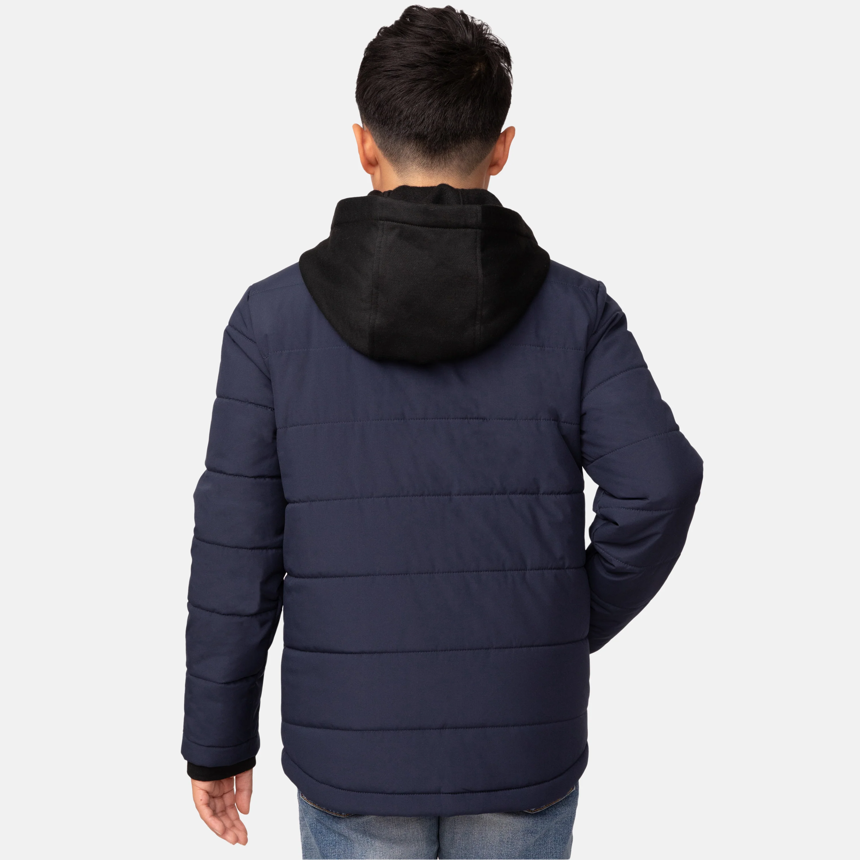 Boys' Trail Puffer Hoodie Shacket - Image 5