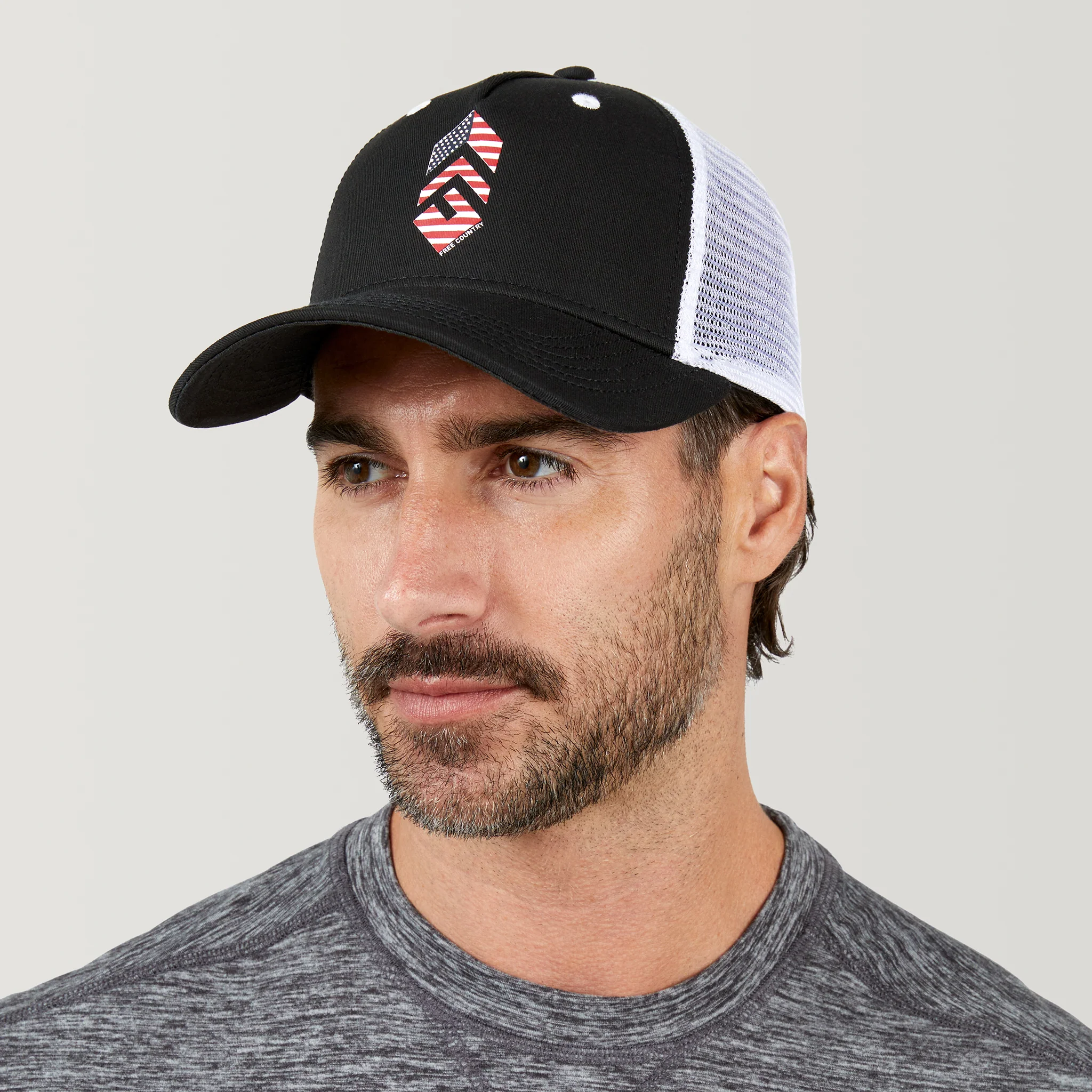 Free Country Five Panel Cotton Twill Trucker Hat - Image 9