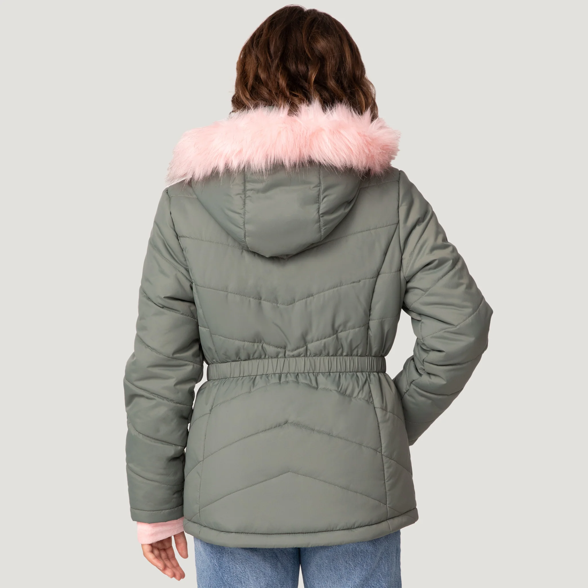 Girls' Bib Puffer Jacket - Image 4