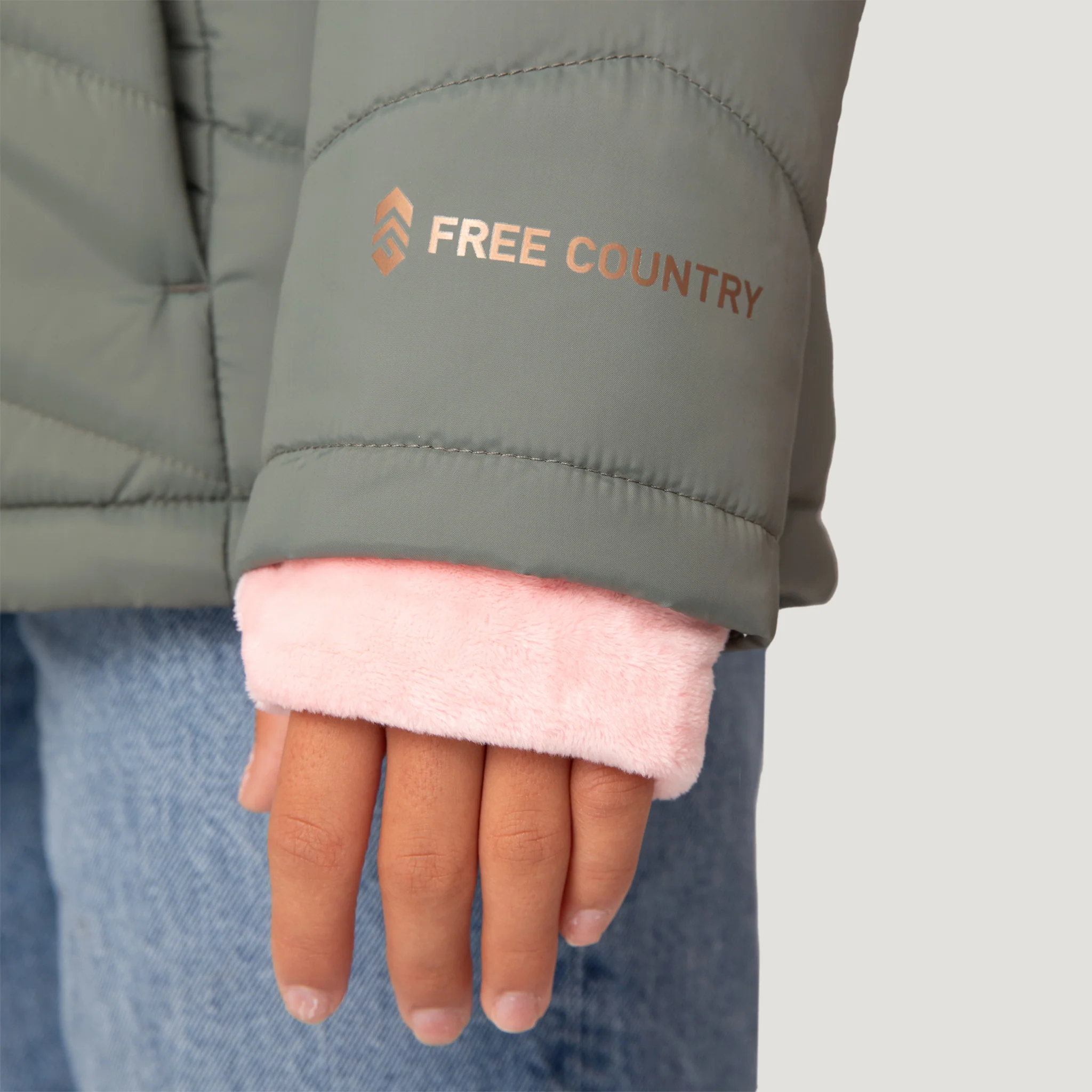 Girls' Bib Puffer Jacket - Image 7