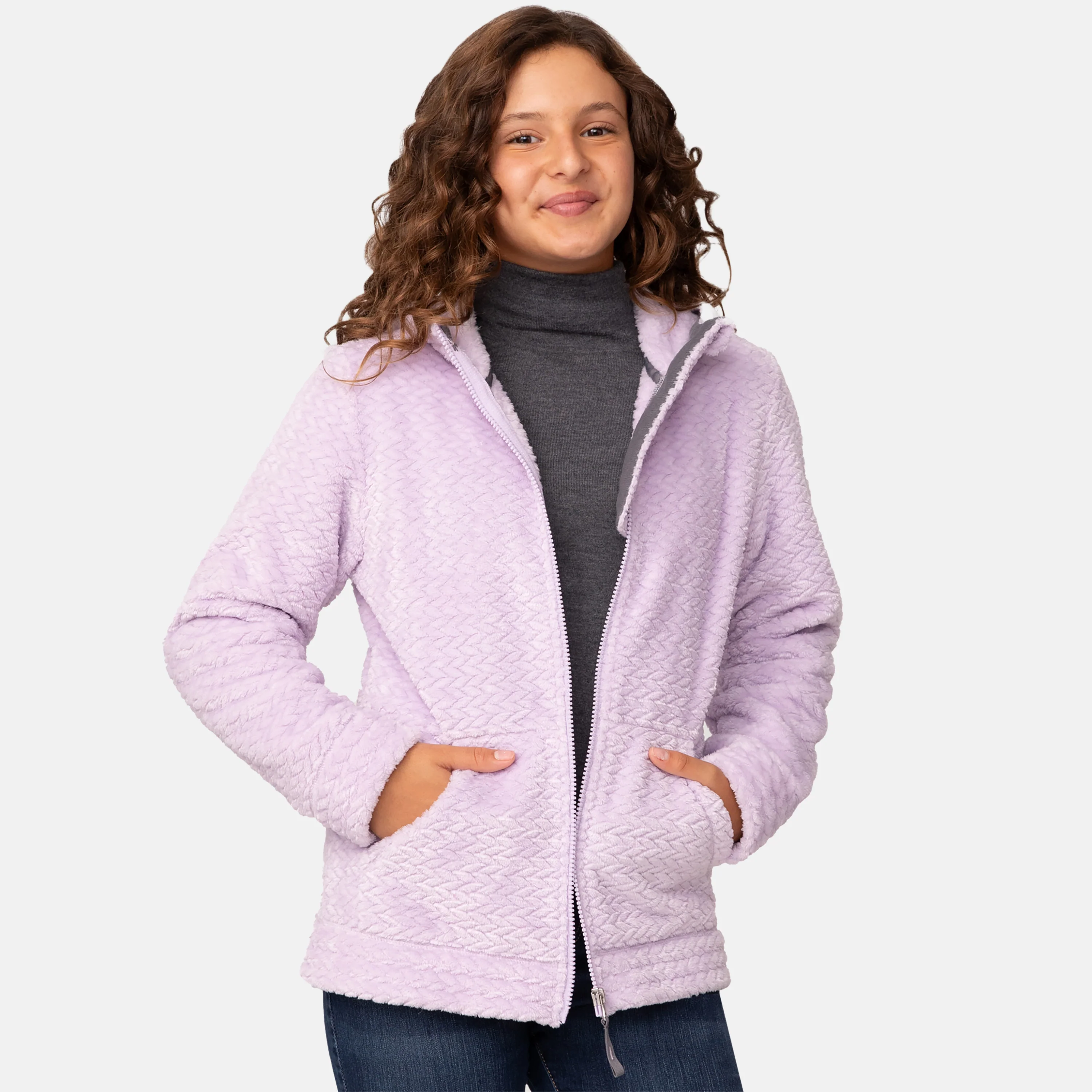 Girls' Braided Butter Pile® Jacket - Image 15