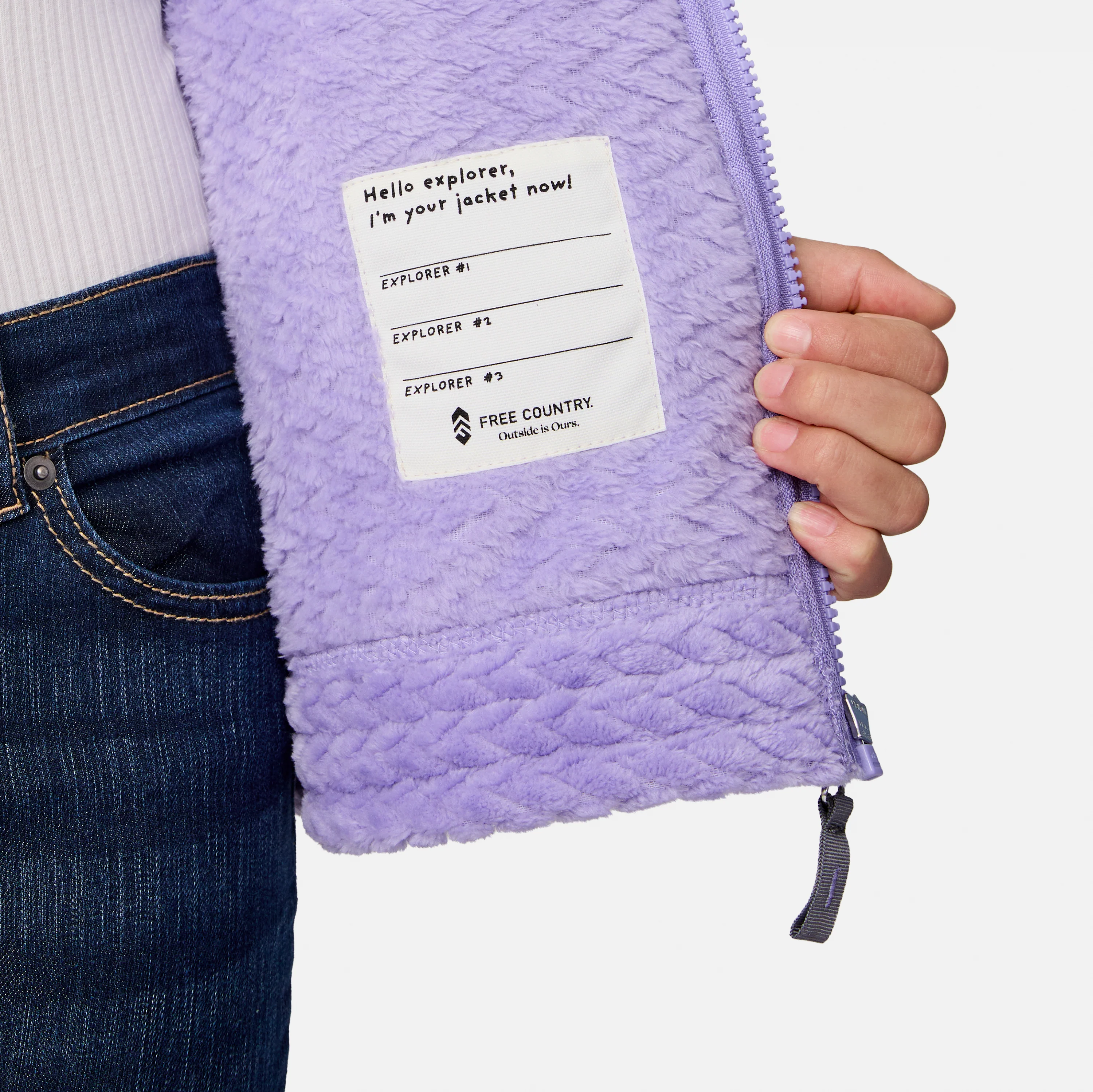 Girls' Braided Butter Pile® Jacket - Image 9