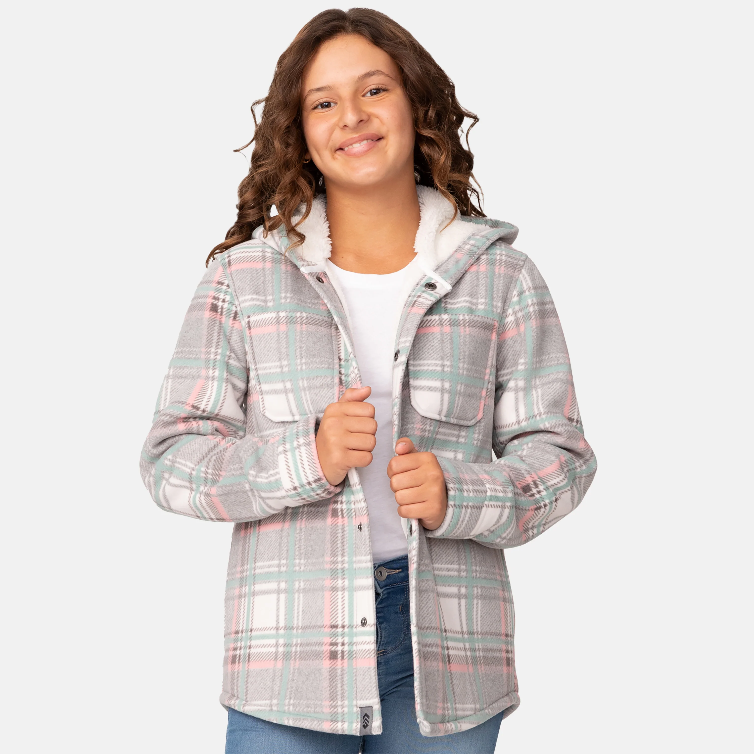 Girls' Chill Out Fleece Shirt Jacket - Image 16