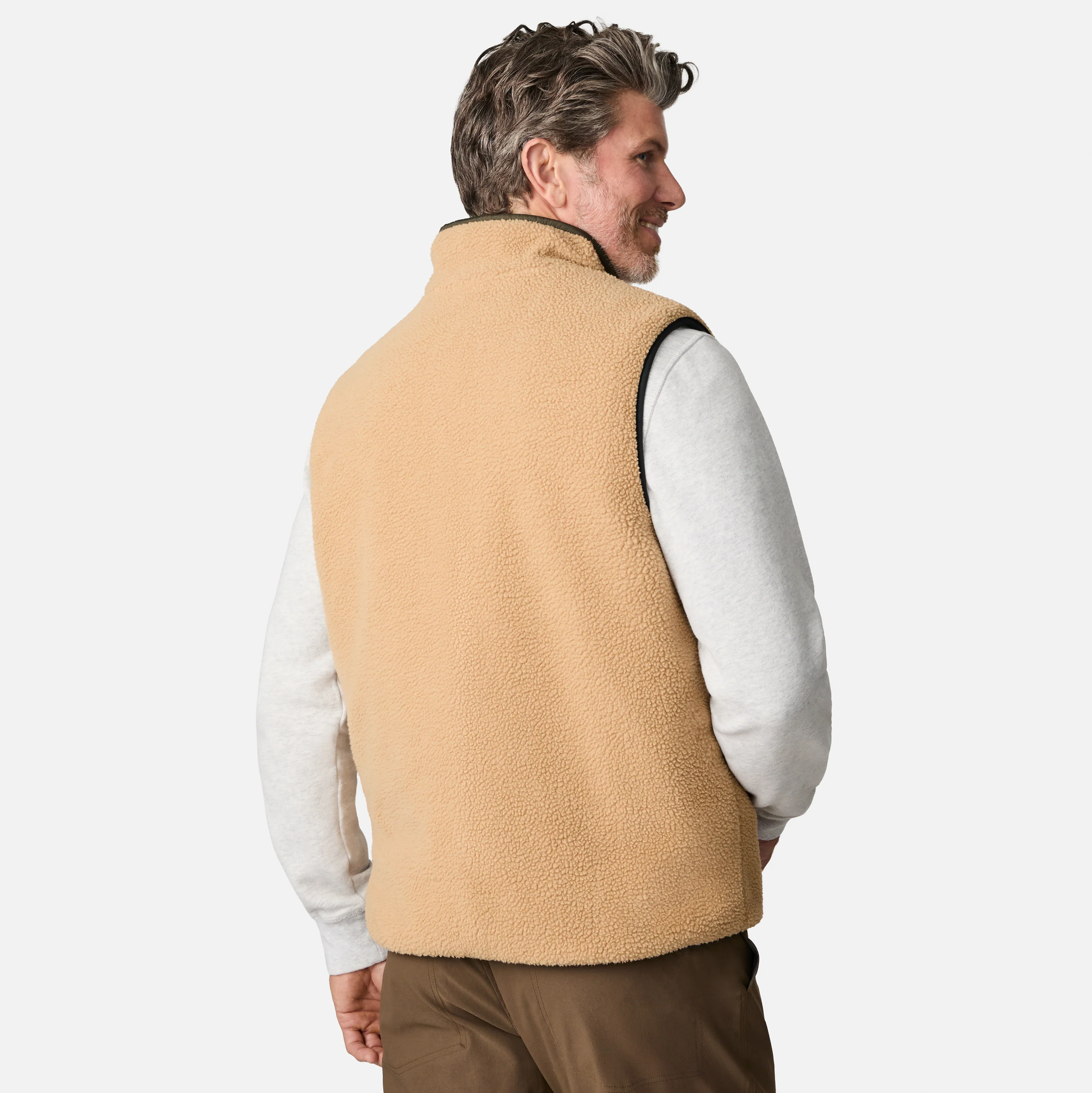 Men's Atlas II Quilted Reversible Sherpa Vest - Image 6