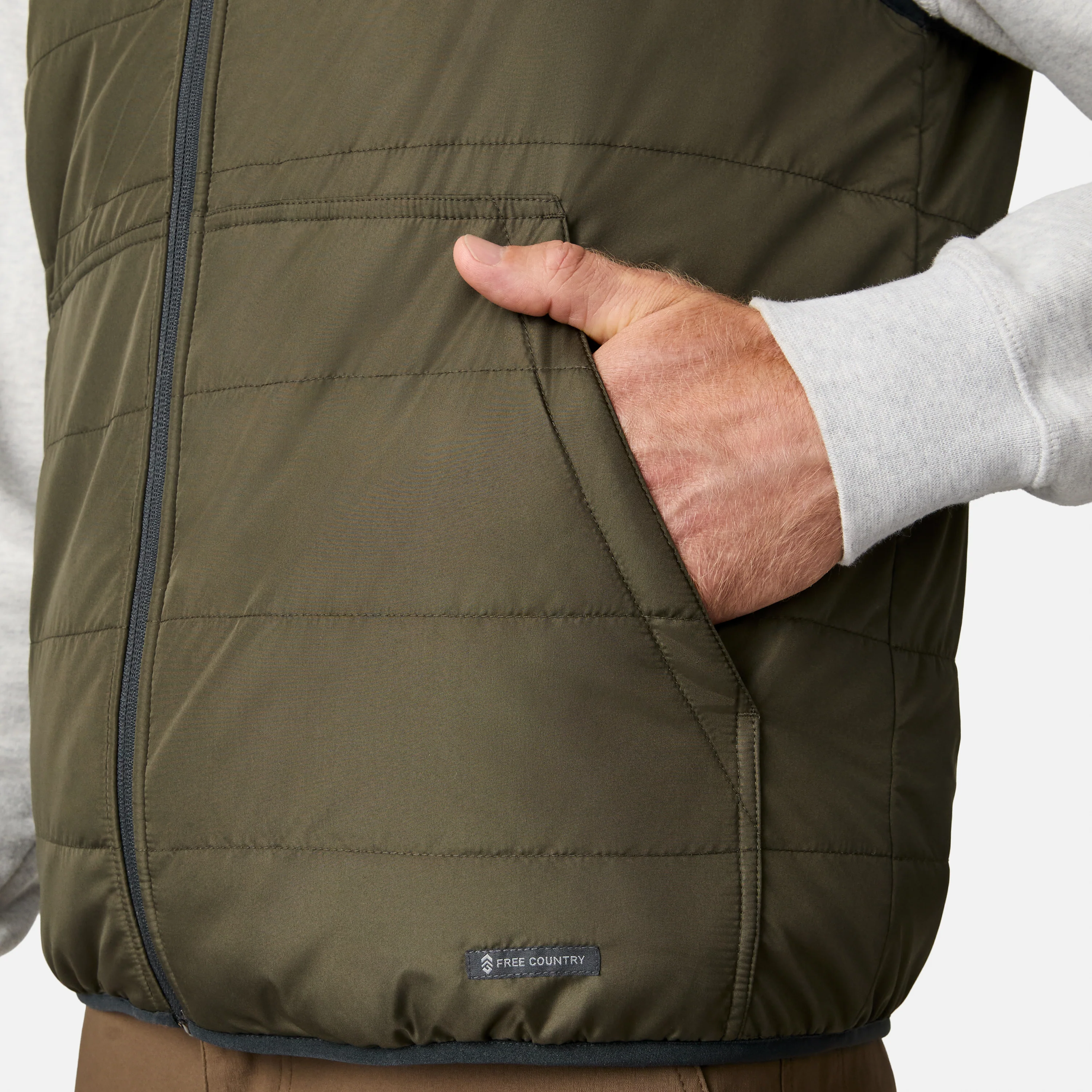 Men's Atlas II Quilted Reversible Sherpa Vest - Image 8