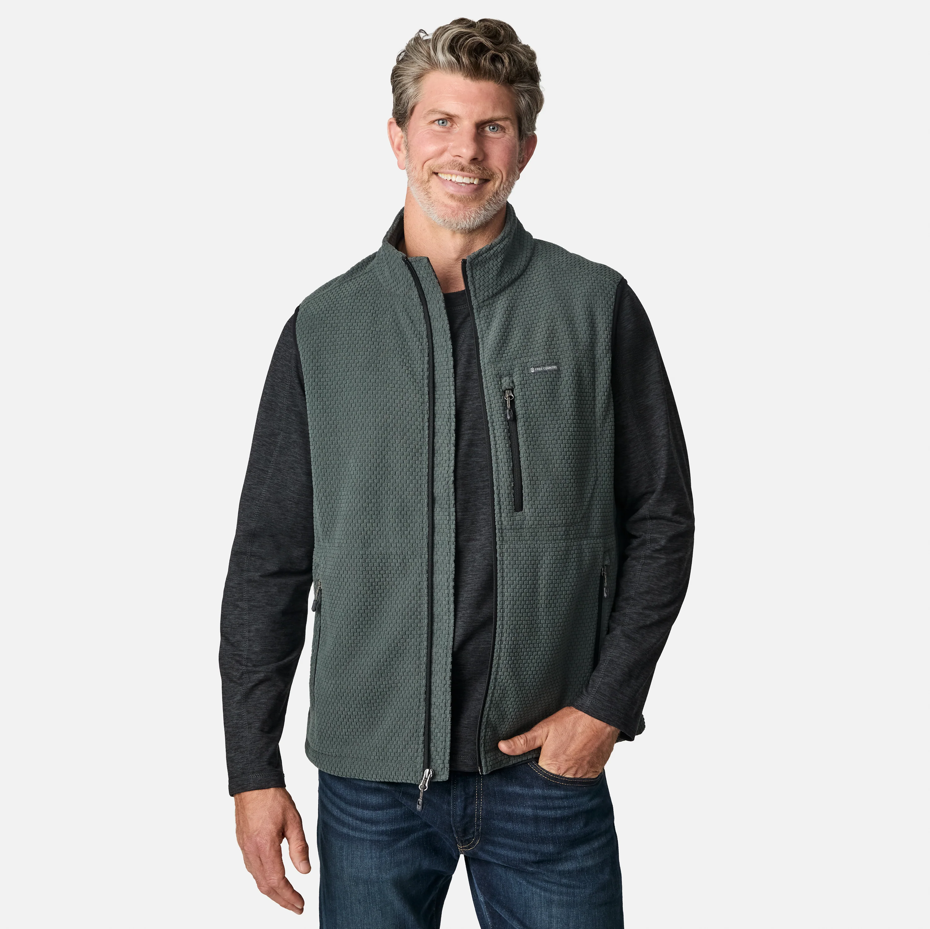 Men's Brick Fleece Adventure Vest - Image 7