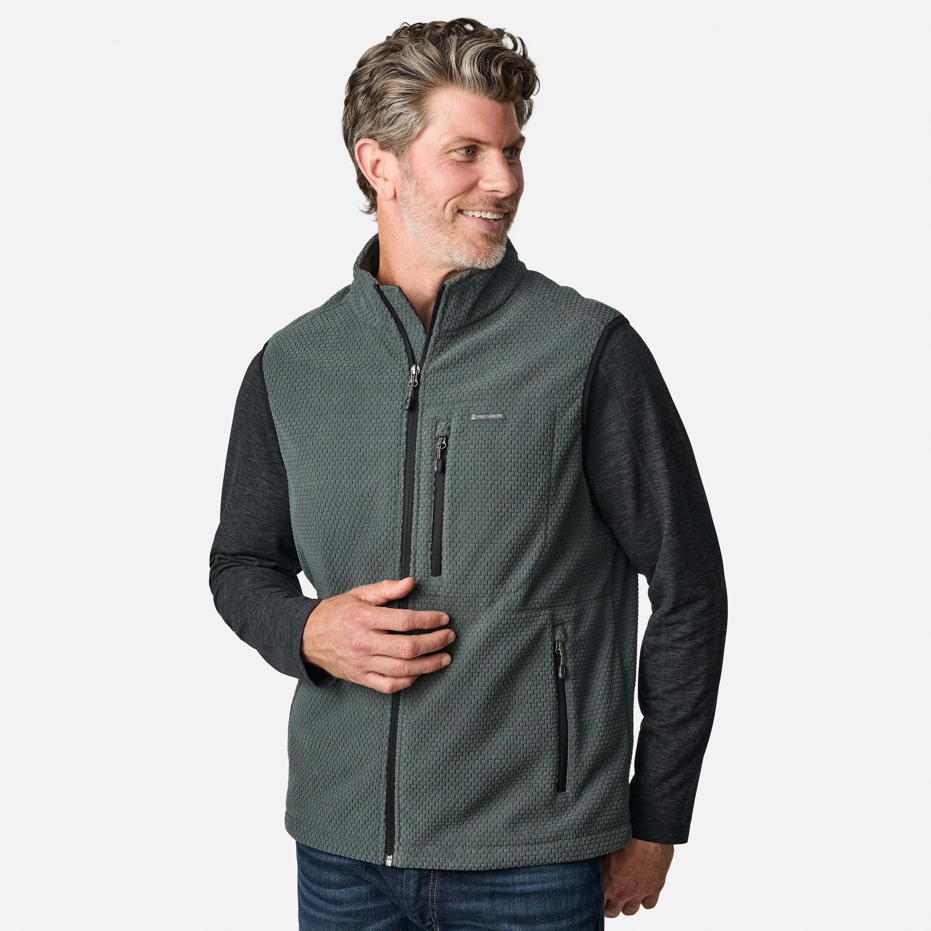 Men's Brick Fleece Adventure Vest - Image 9