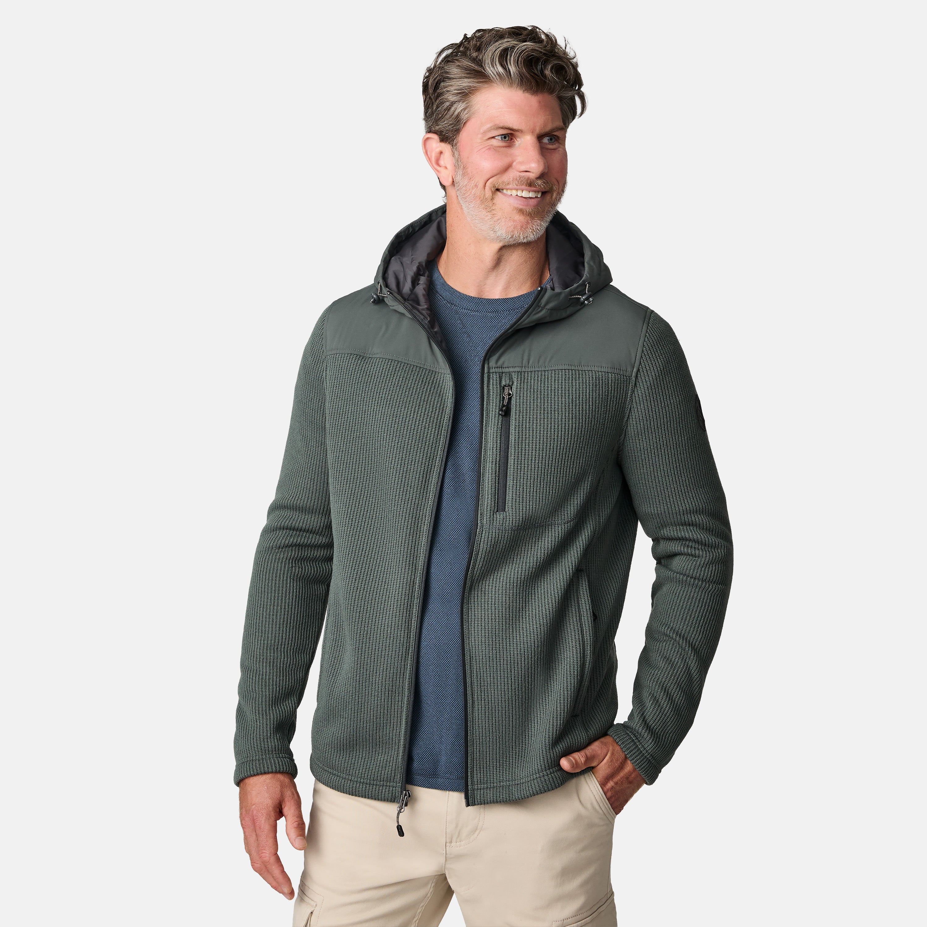 Men's Cable Fleece Brisk Jacket - Image 4