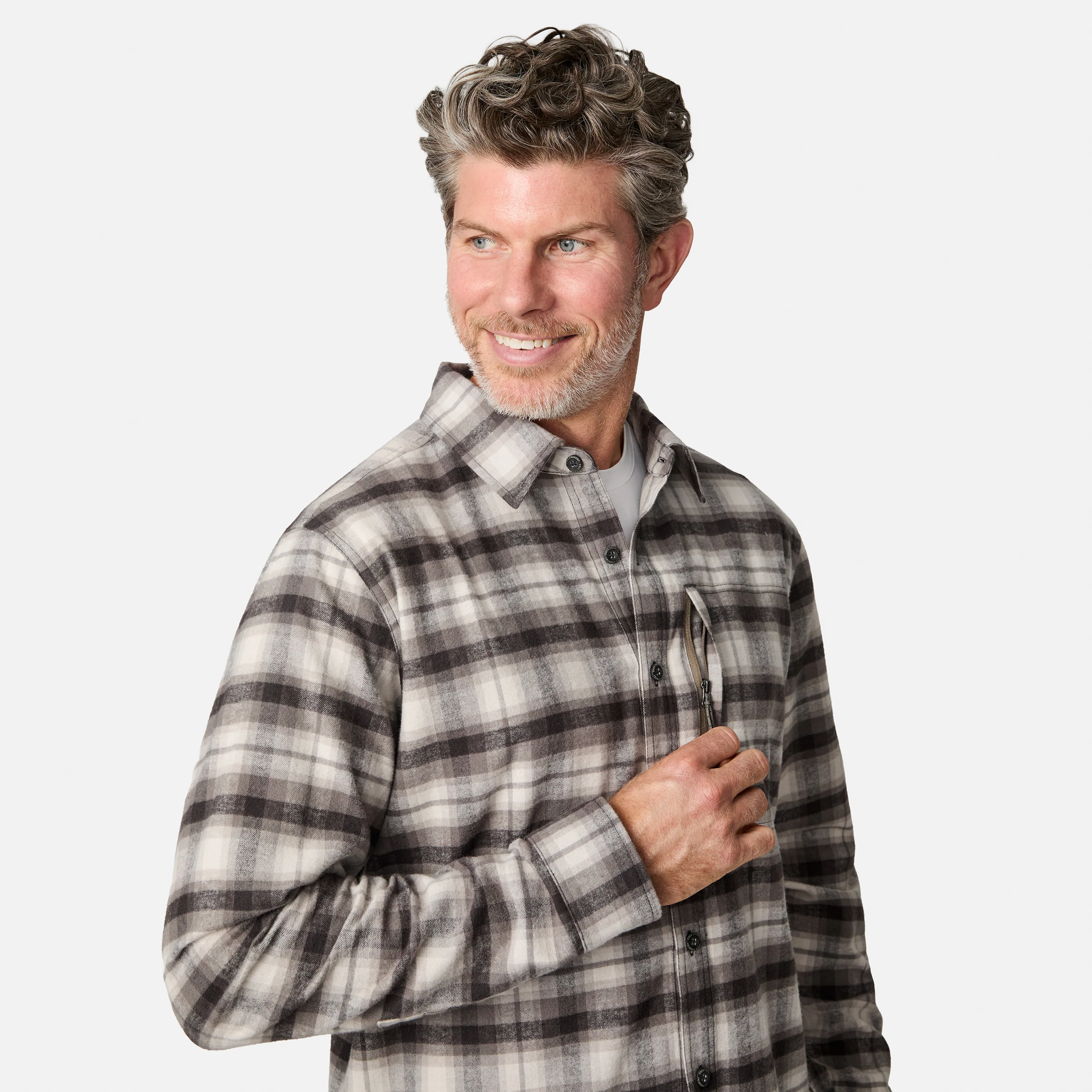 Men's Easywear Flannel Shirt - Image 30