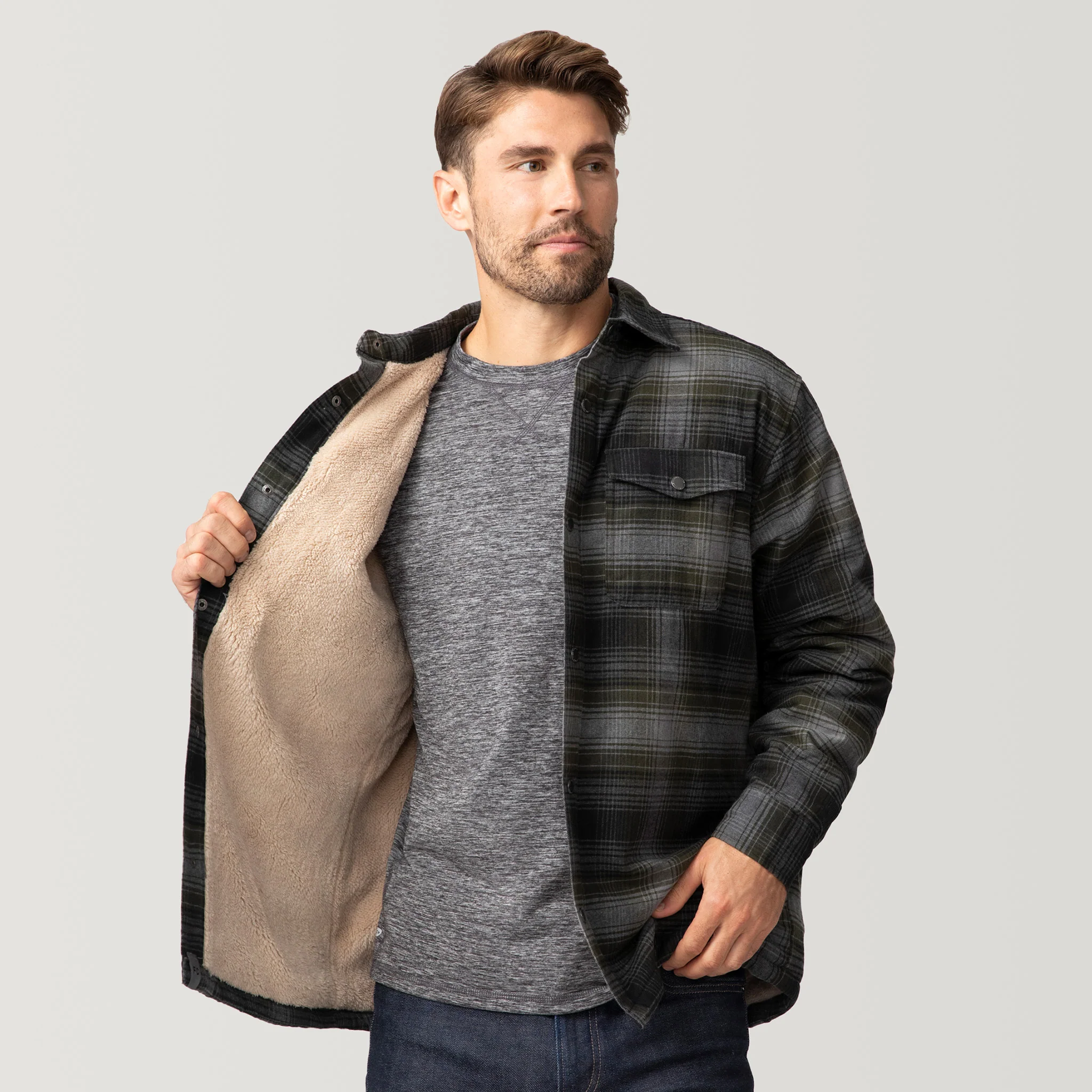 Men's Flannel Workwear Shirt - Image 8