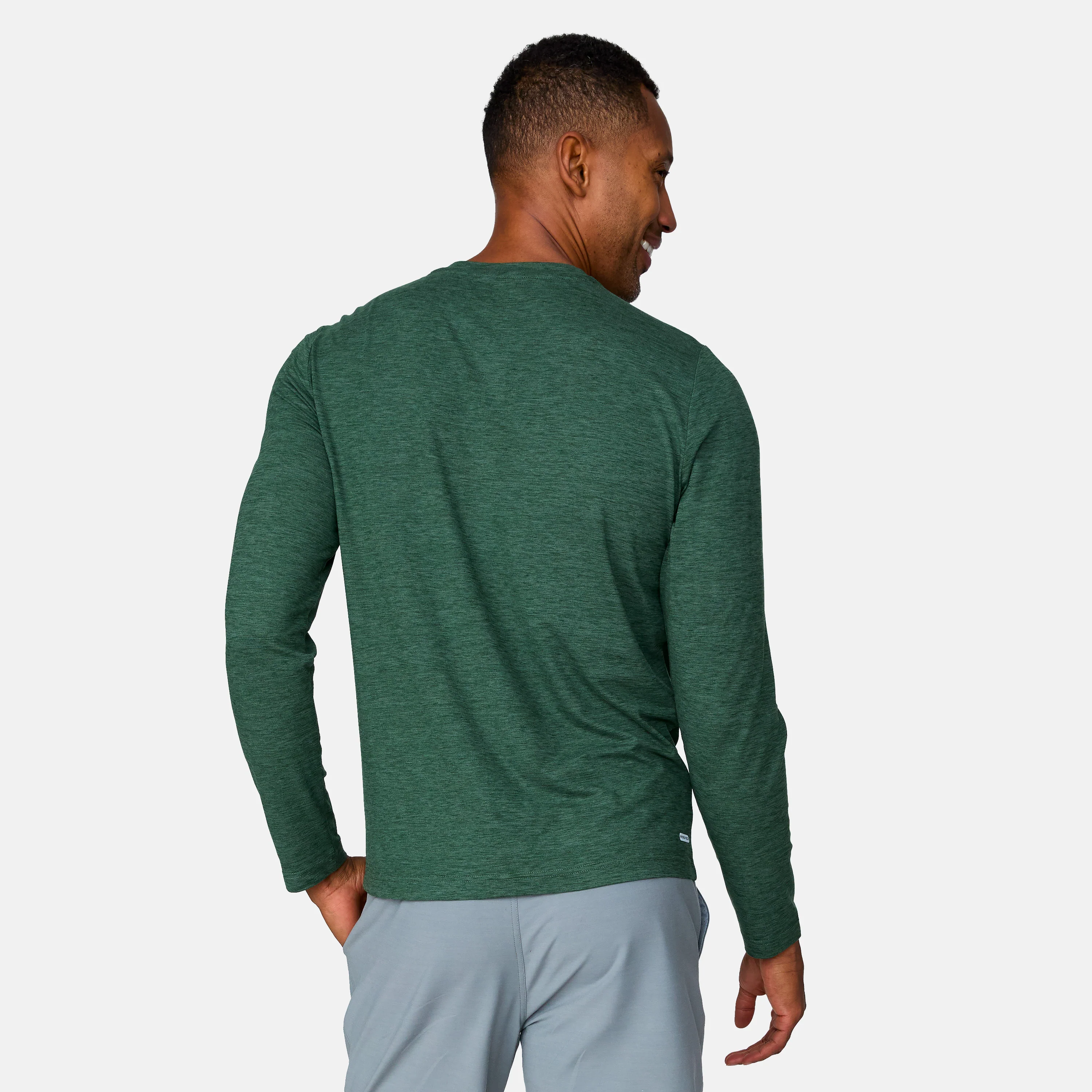 Men's Henley Long Sleeve Shirt - Image 3