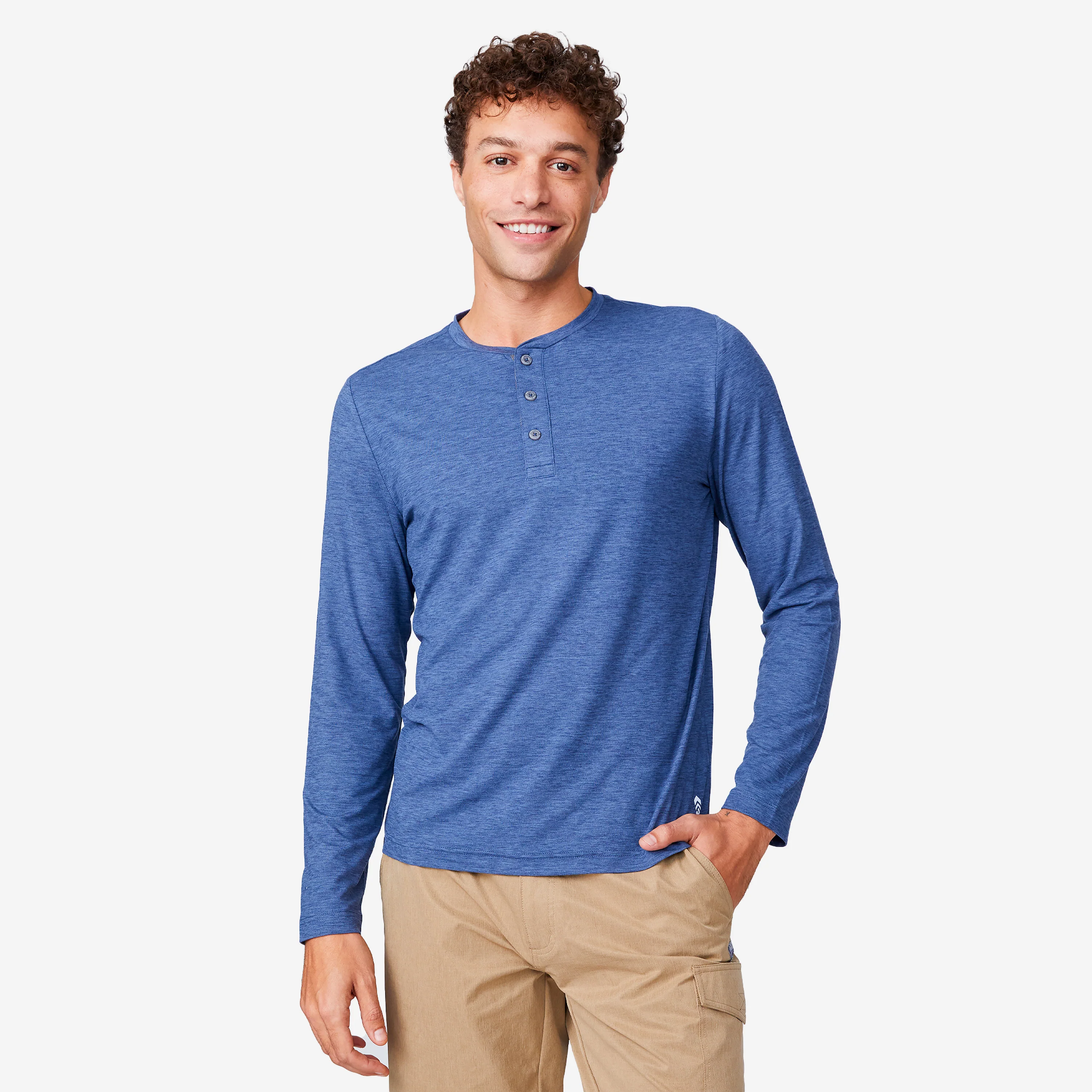 Men's Henley Long Sleeve Shirt - Image 5