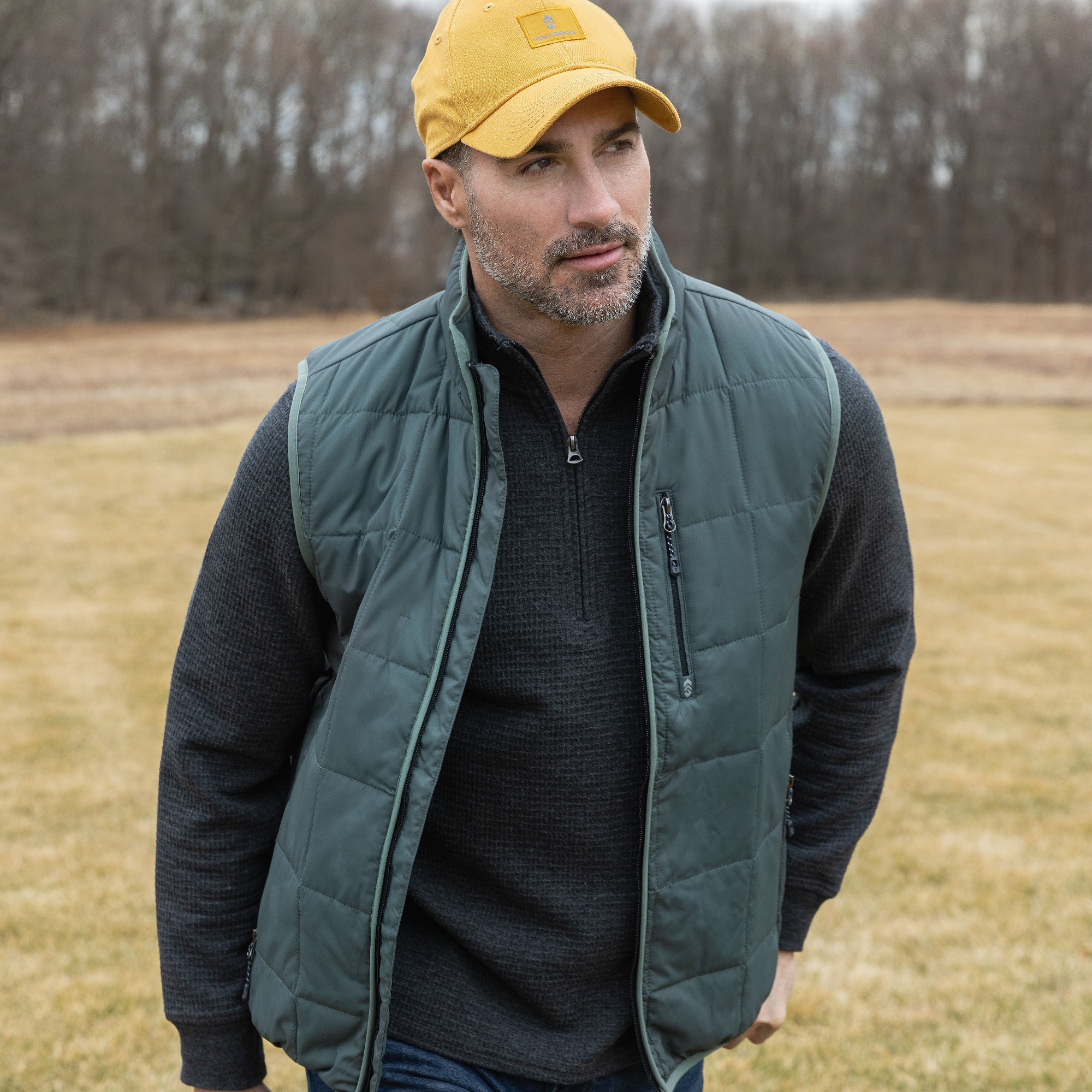 Men's Maple Creek IV Box Quilted Puffer Vest - Image 19