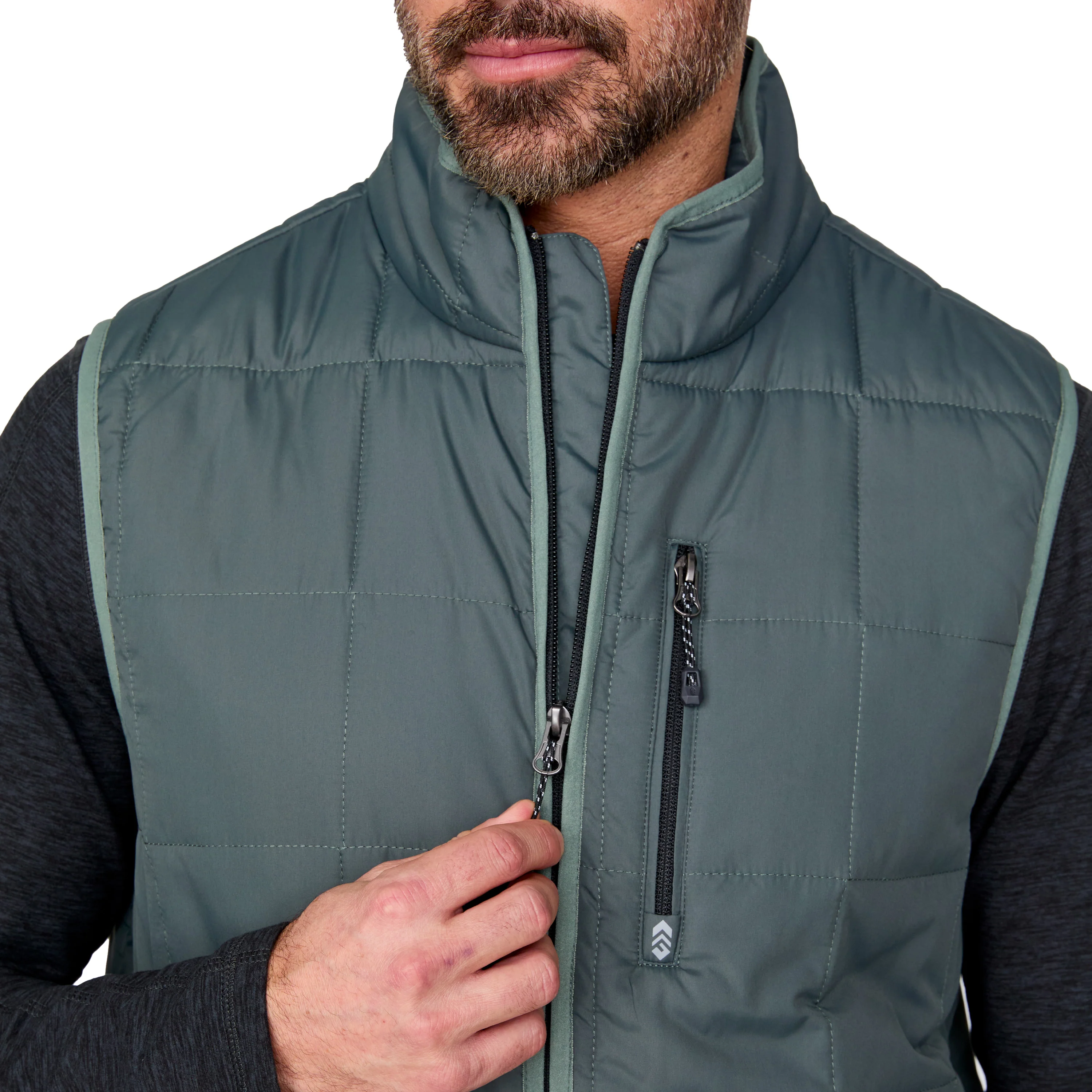 Men's Maple Creek IV Box Quilted Puffer Vest - Image 20