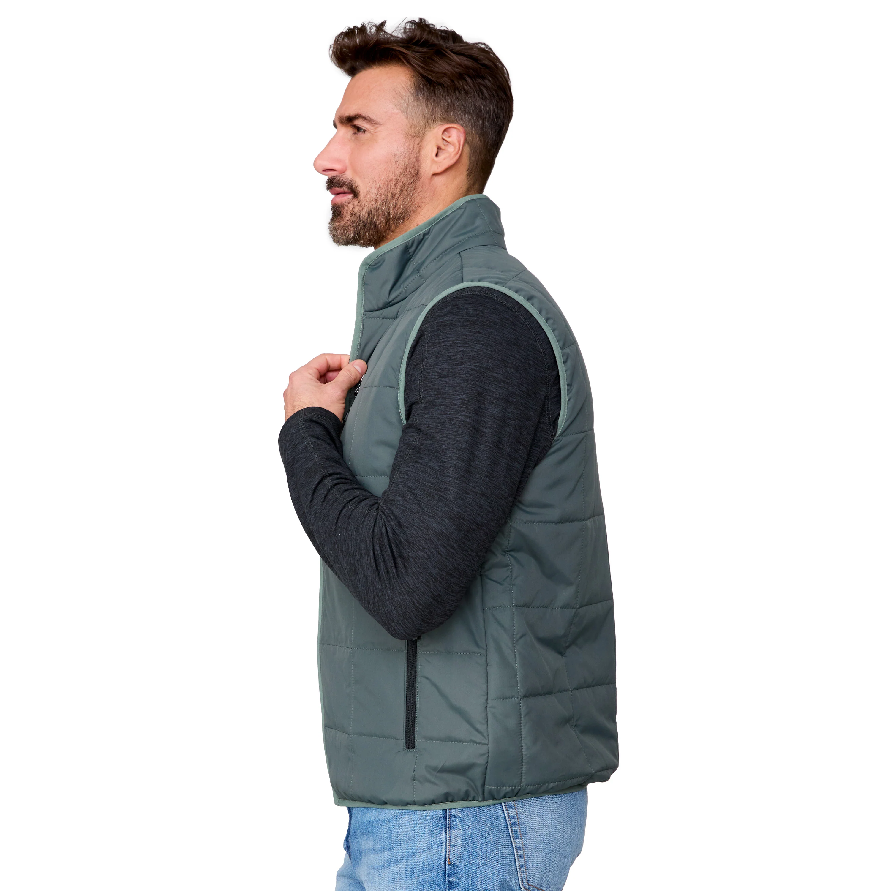 Men's Maple Creek IV Box Quilted Puffer Vest - Image 21