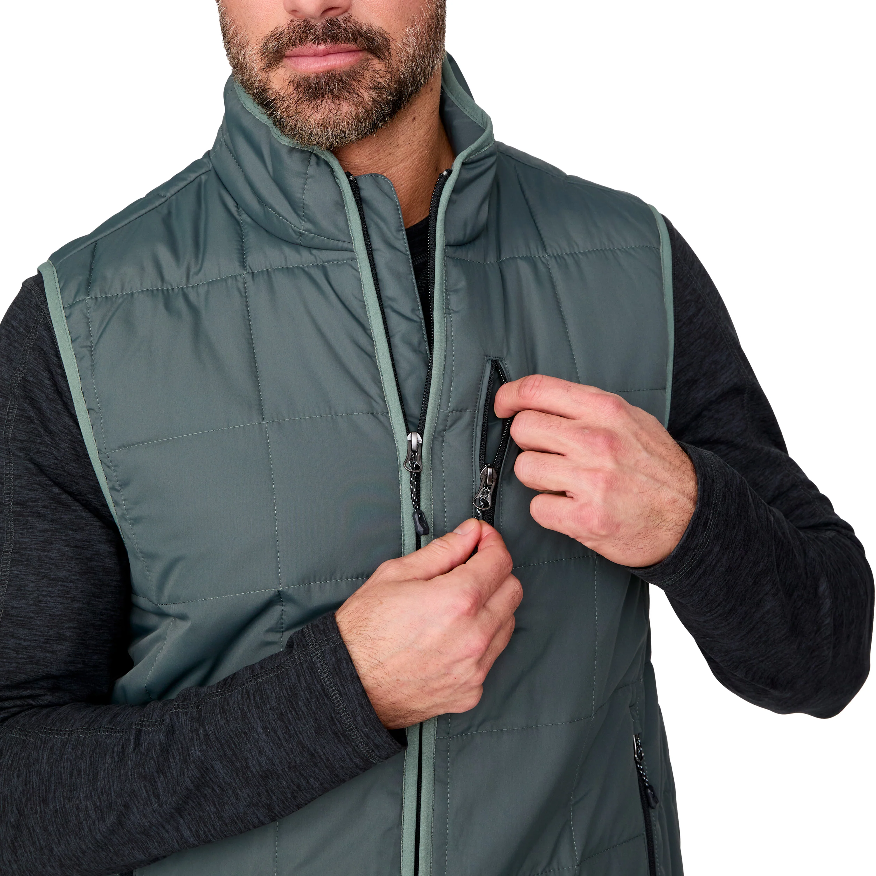 Men's Maple Creek IV Box Quilted Puffer Vest - Image 23