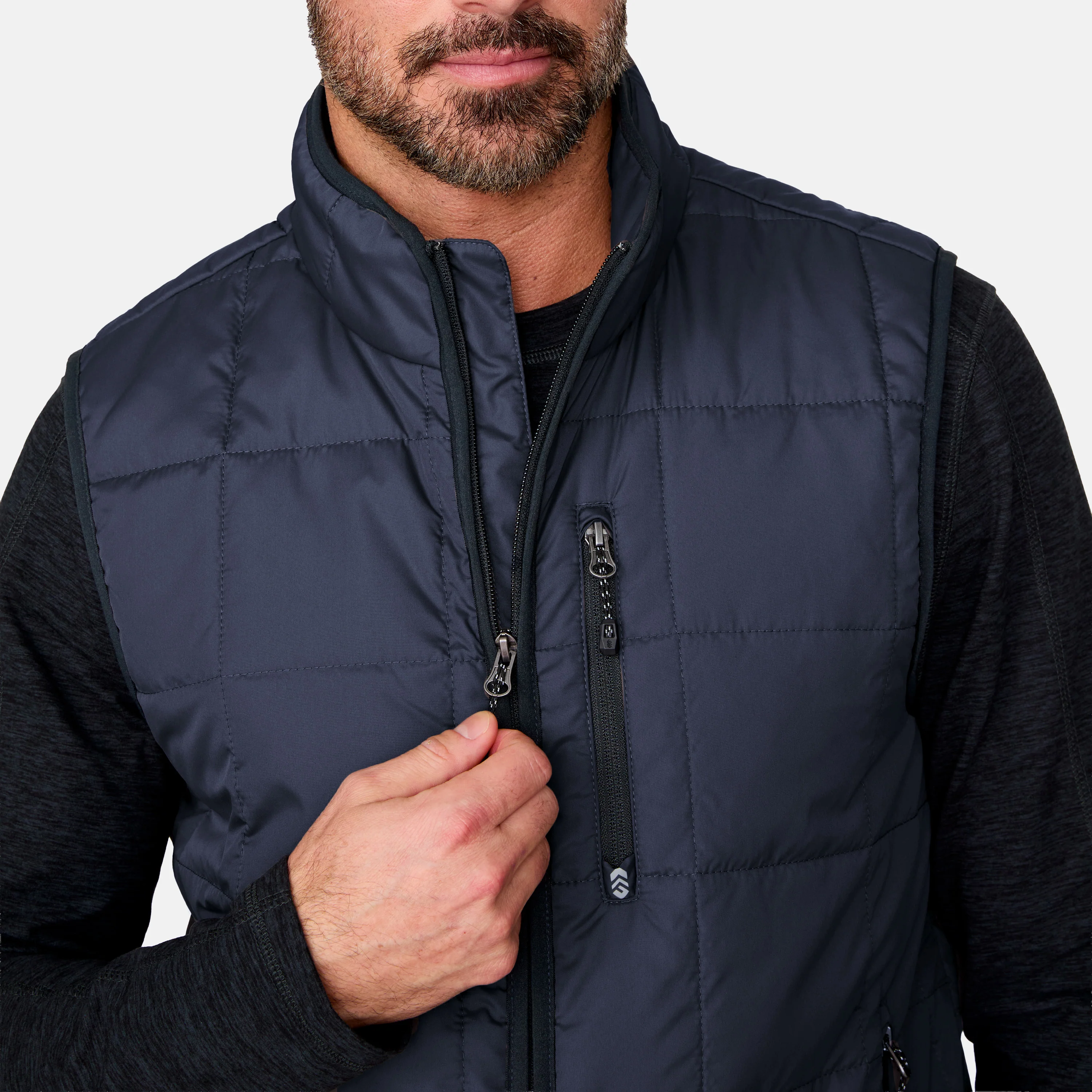 Men's Maple Creek IV Box Quilted Puffer Vest - Image 3