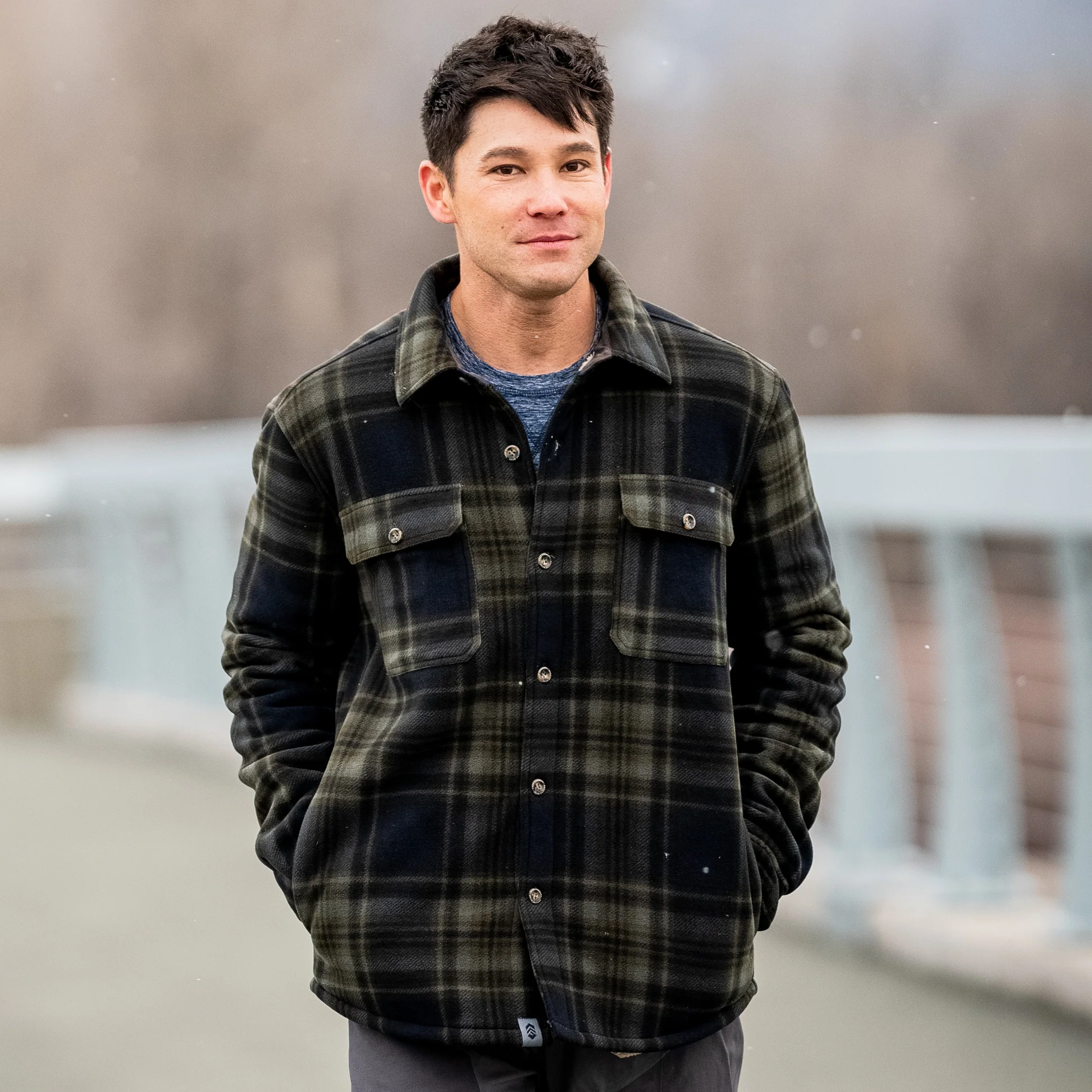 Men's Chill Out Fleece Shirt Jacket - Image 10