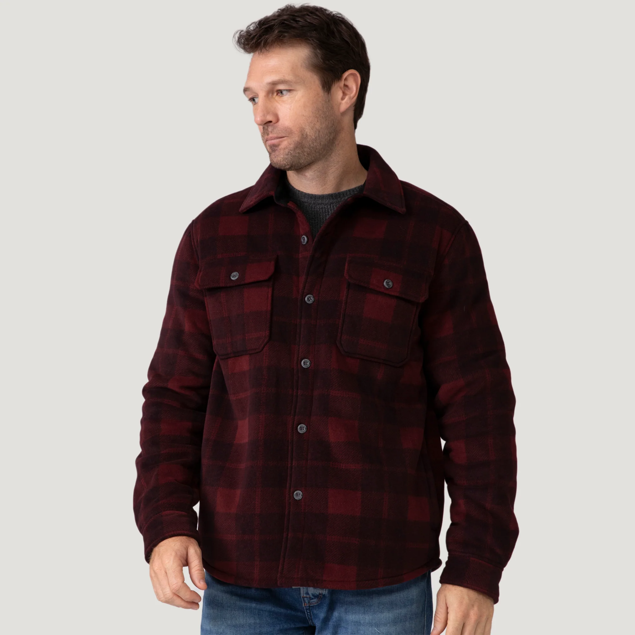 Men's Chill Out Fleece Shirt Jacket - Image 13