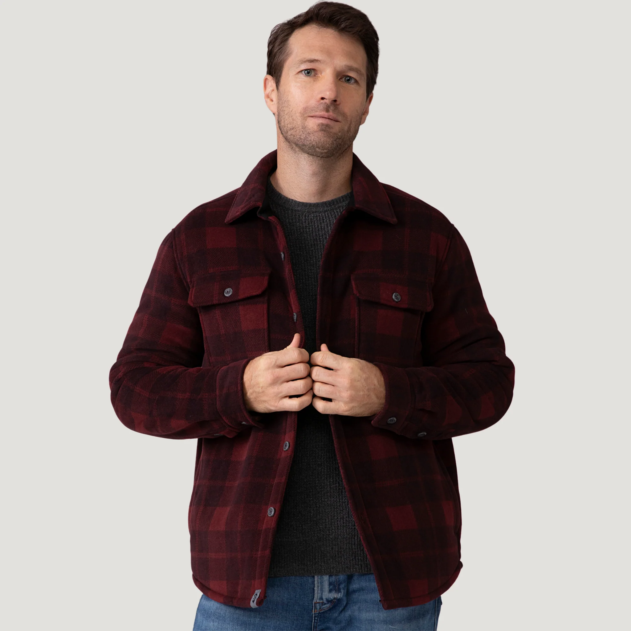Men's Chill Out Fleece Shirt Jacket - Image 15