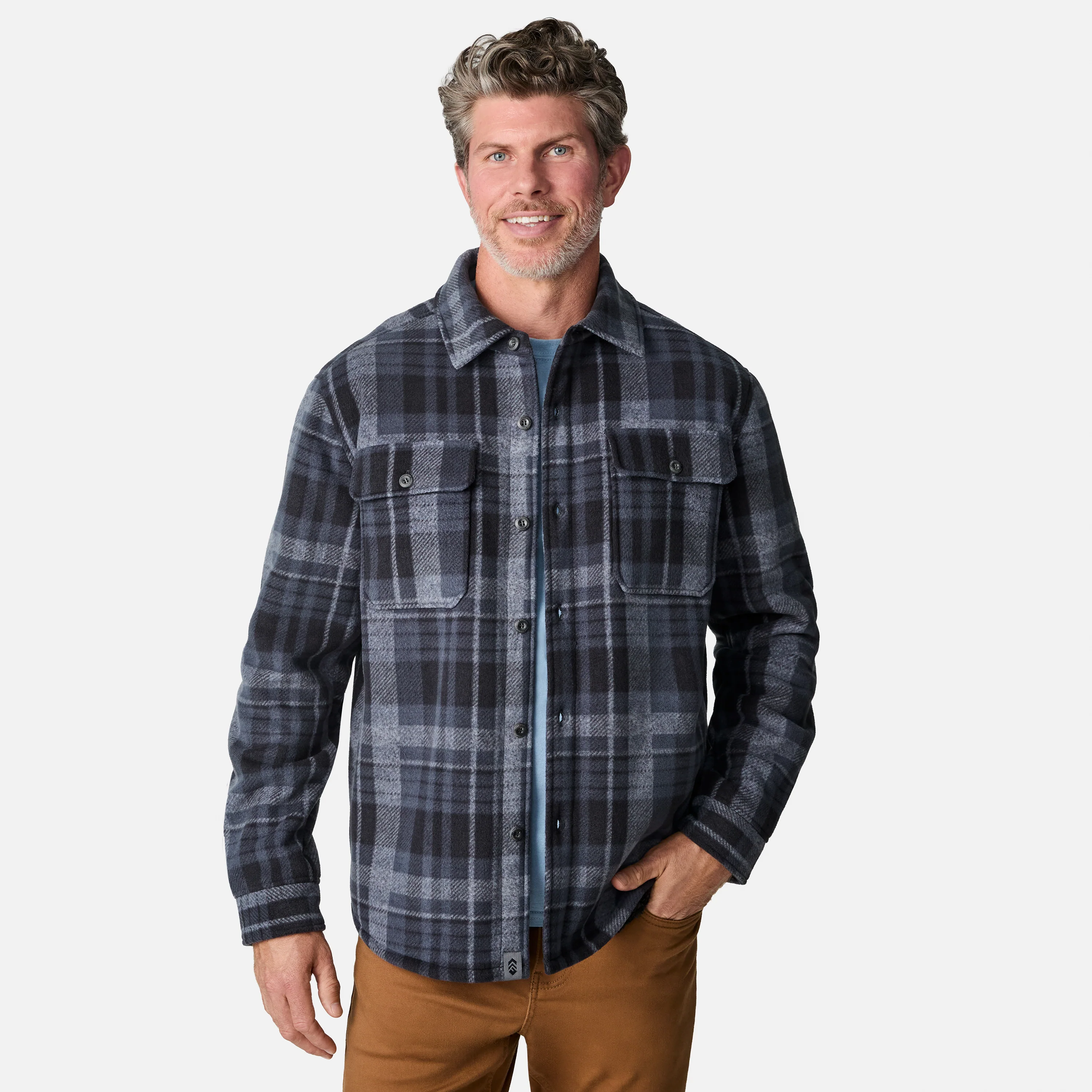 Men's Chill Out Fleece Shirt Jacket - Image 31
