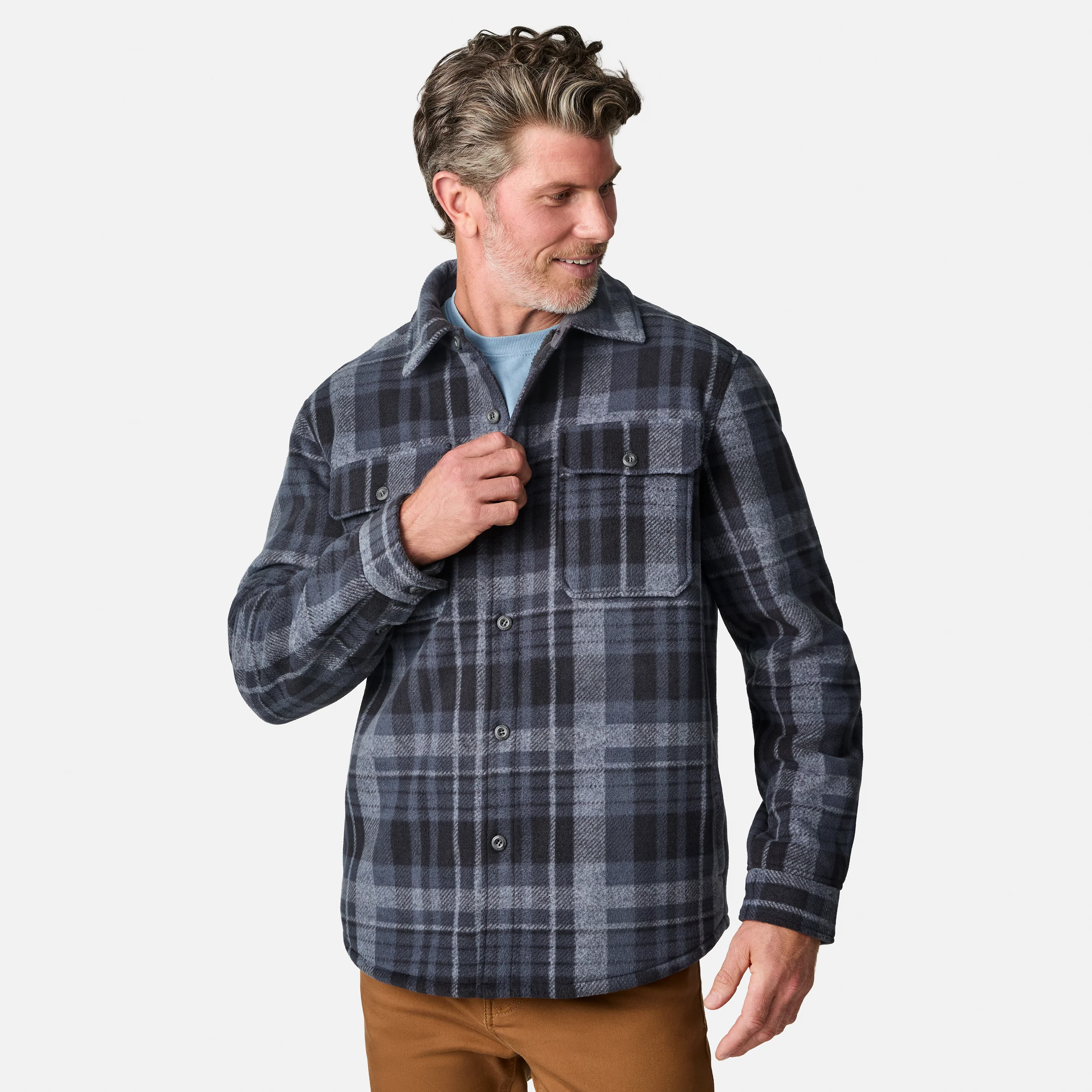 Men's Chill Out Fleece Shirt Jacket - Image 32
