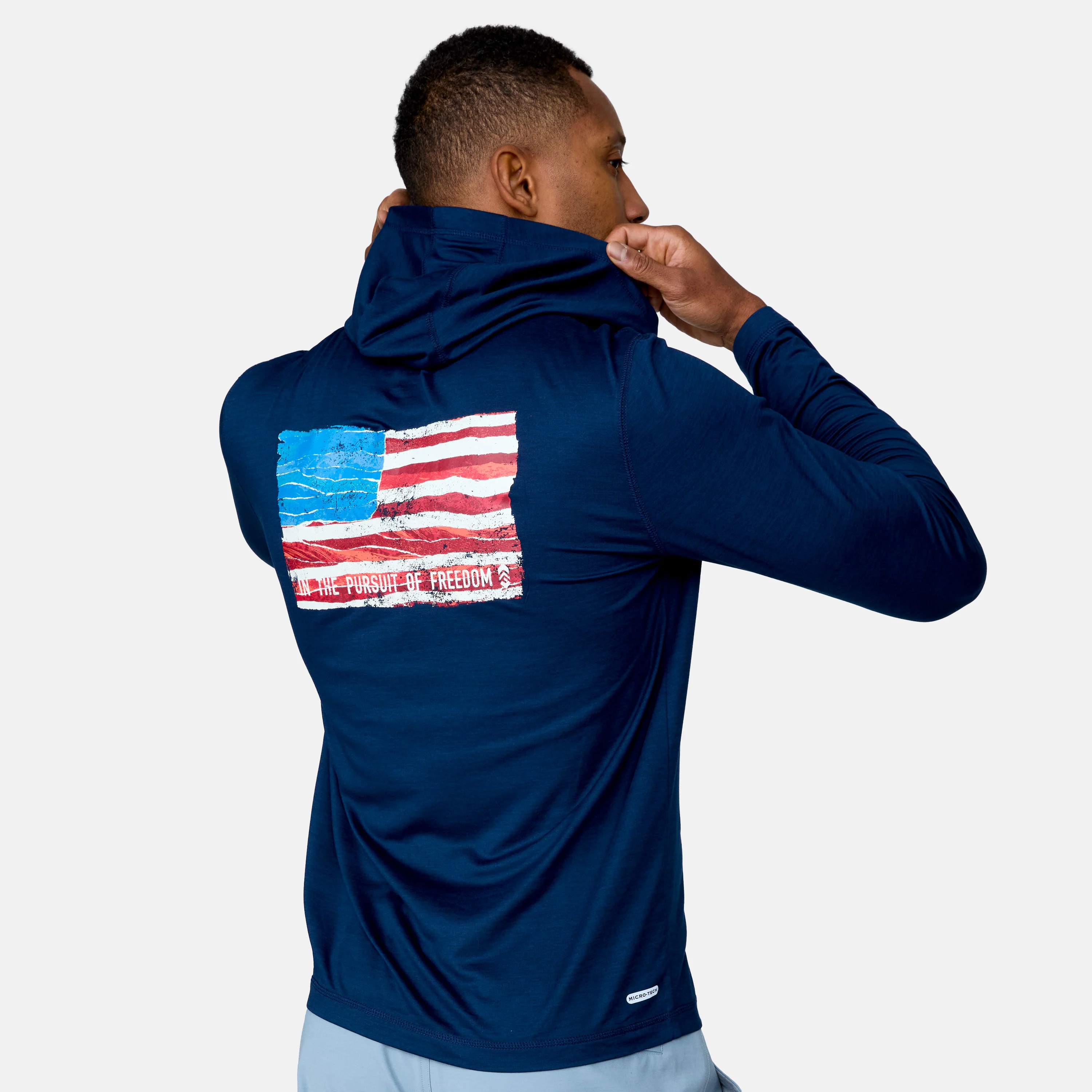 Men's Microtech® Hooded Graphic Sunshirt - Image 8