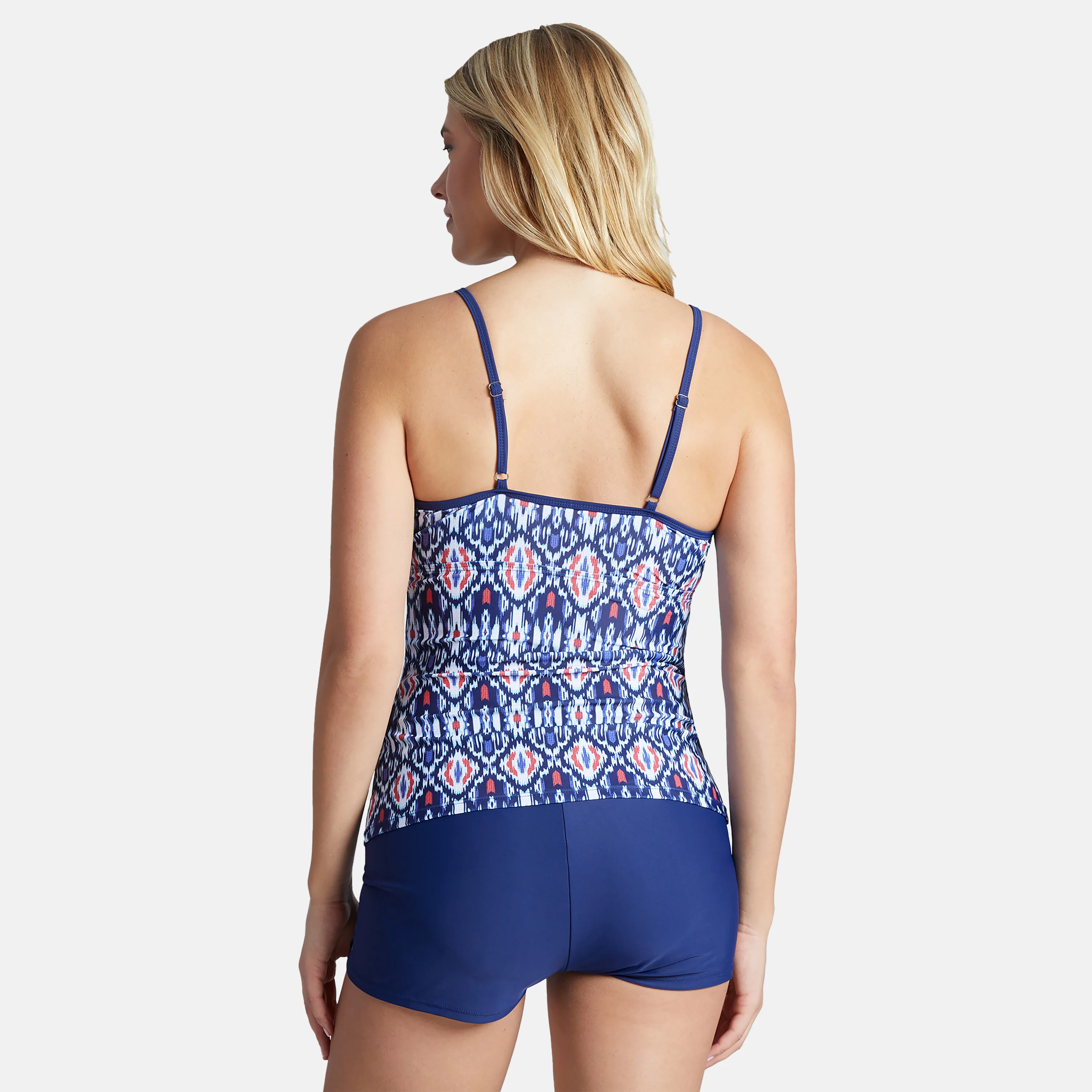 Women's Cascade Ikat 2-in-1 Keyhole Tankini Top - Image 4
