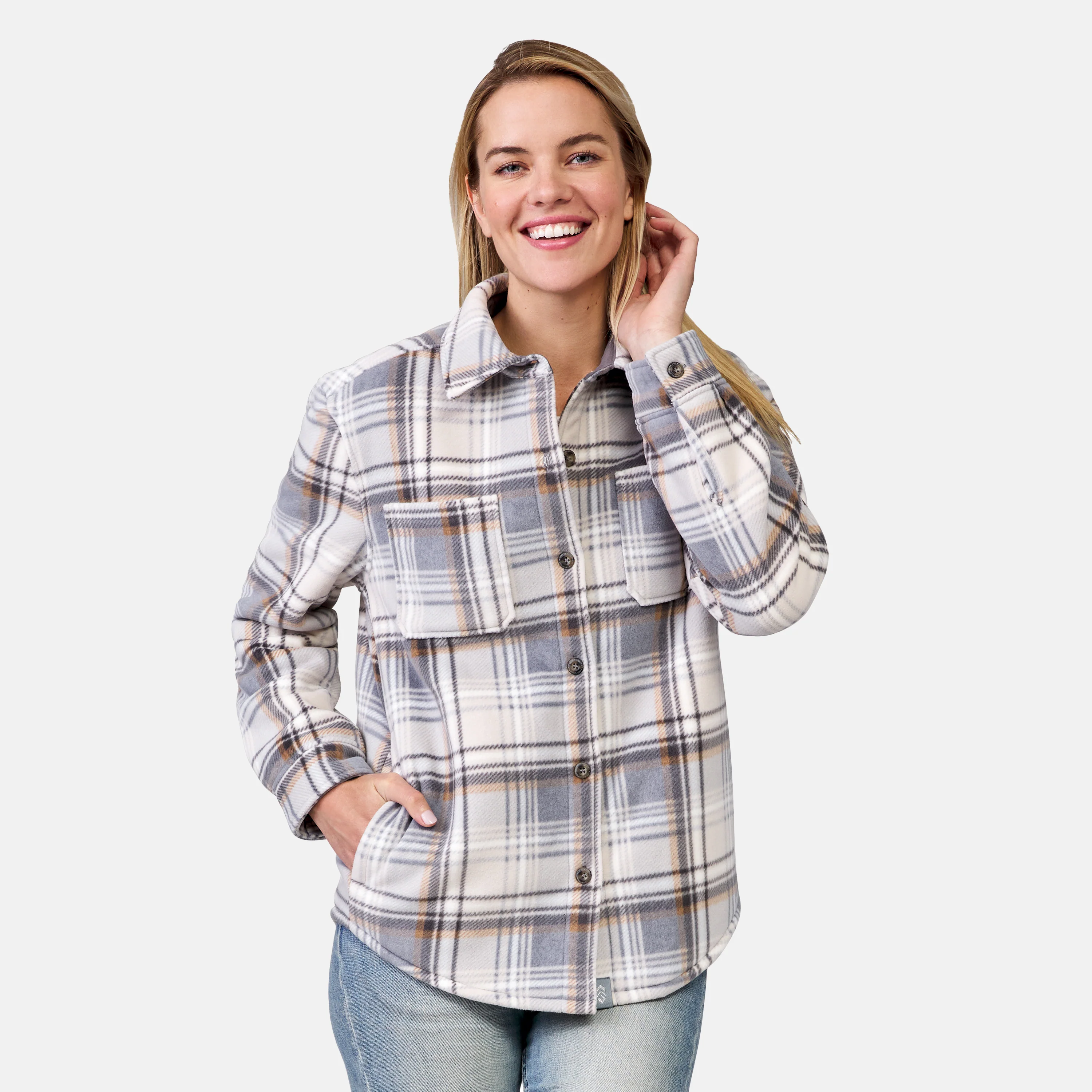 Women's Chill Out Fleece Shirt Jacket - Image 19