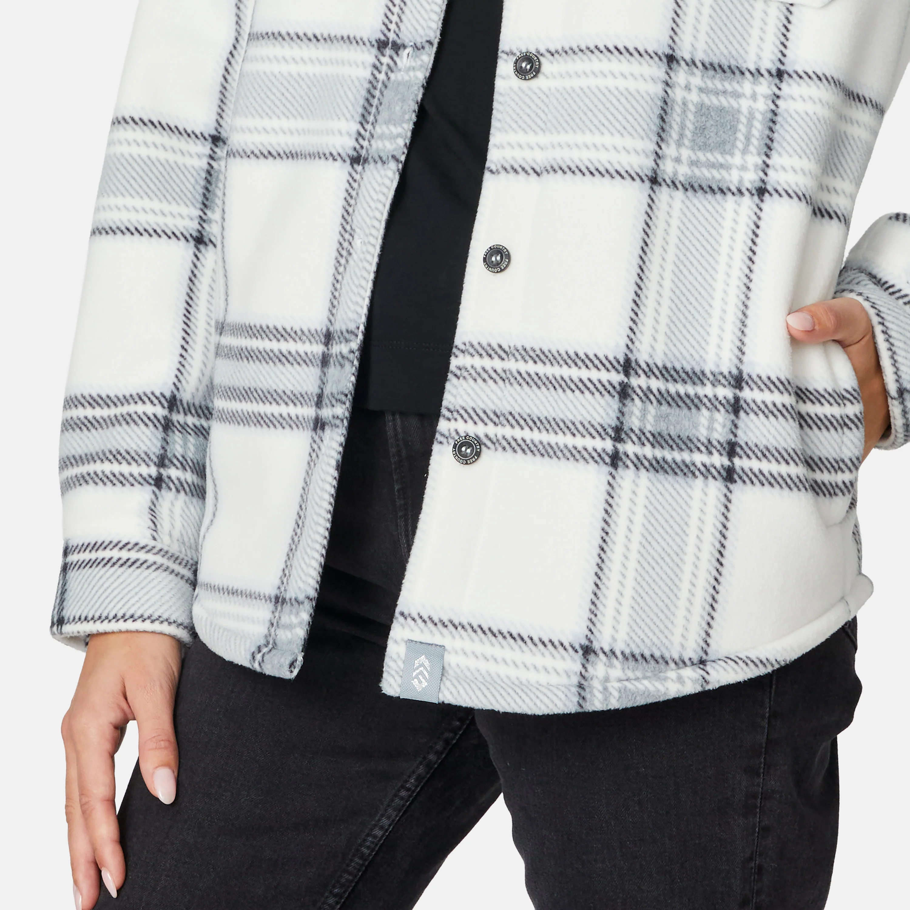 Women's Chill Out Fleece Shirt Jacket - Image 6