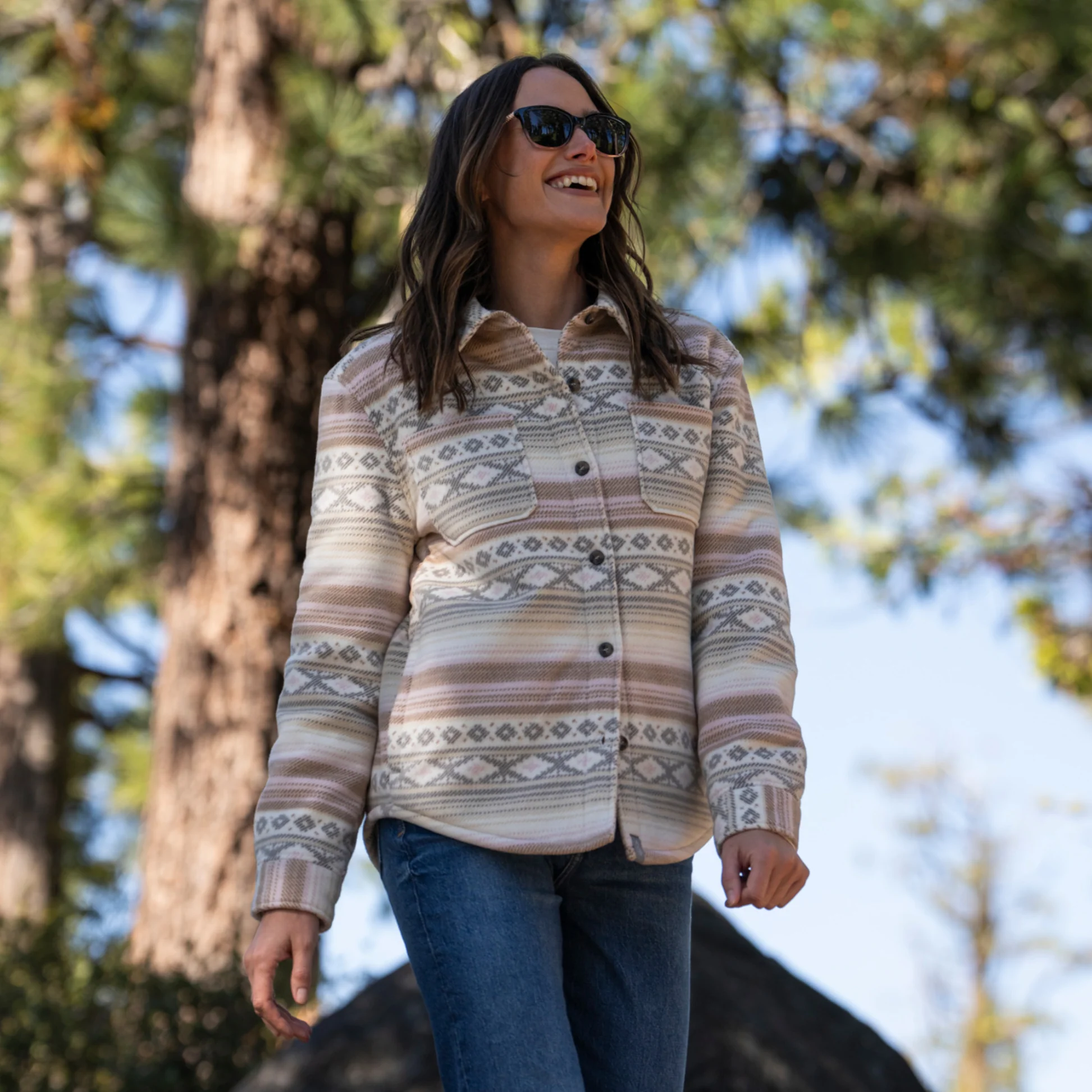 Women's Chill Out Fleece Shirt Jacket - Image 9