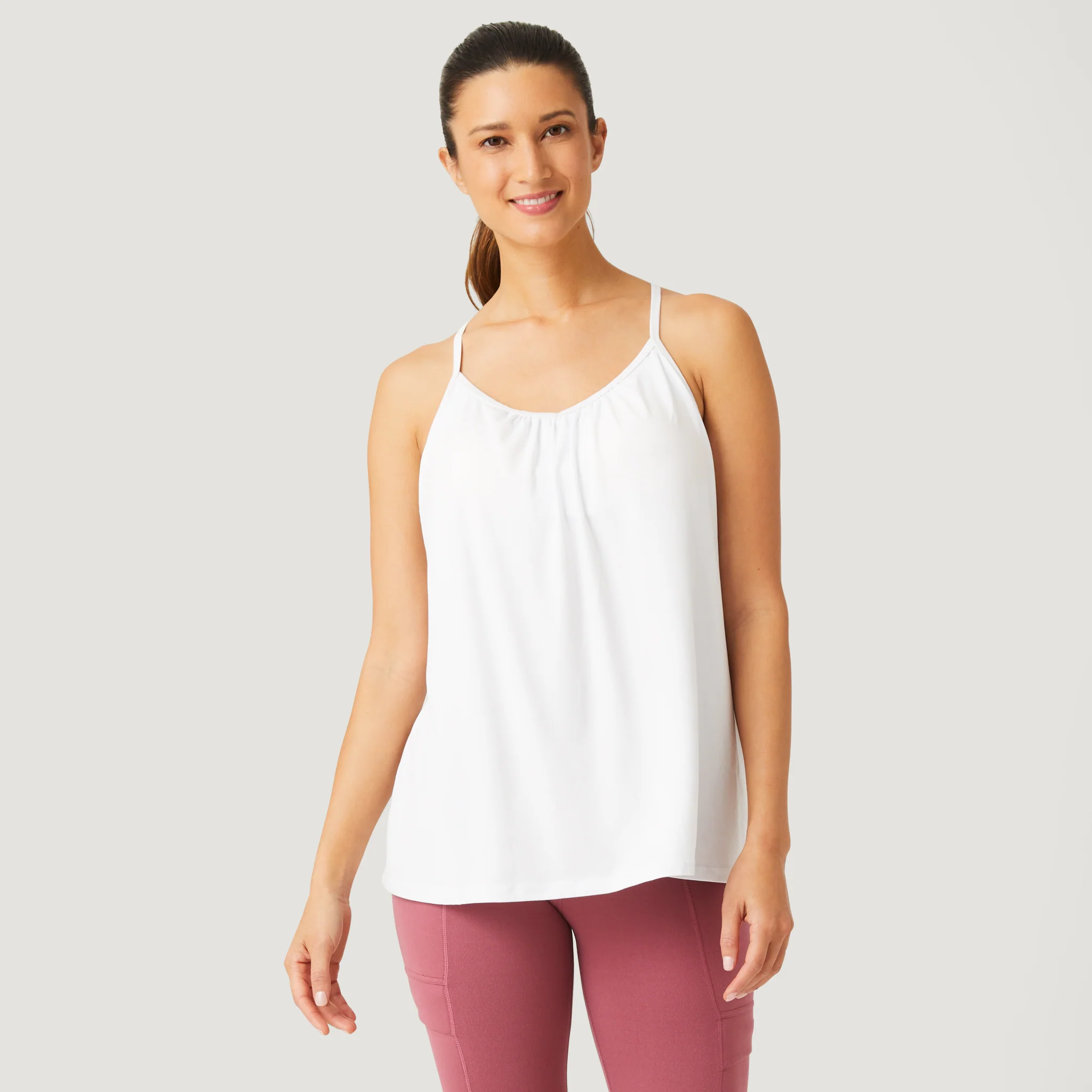 Women's Microtech® Chill B Cool V-Neck Cami Top with Built-In Bra - Image 11