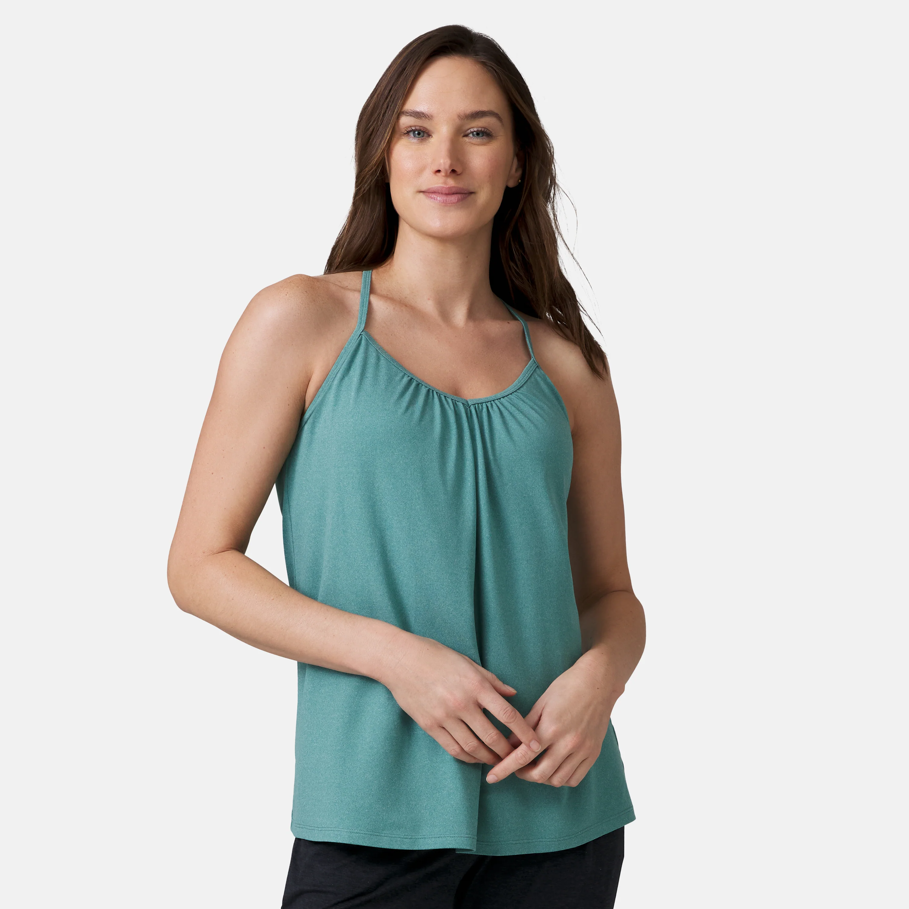 Women's Microtech® Chill B Cool V-Neck Cami Top with Built-In Bra - Image 32