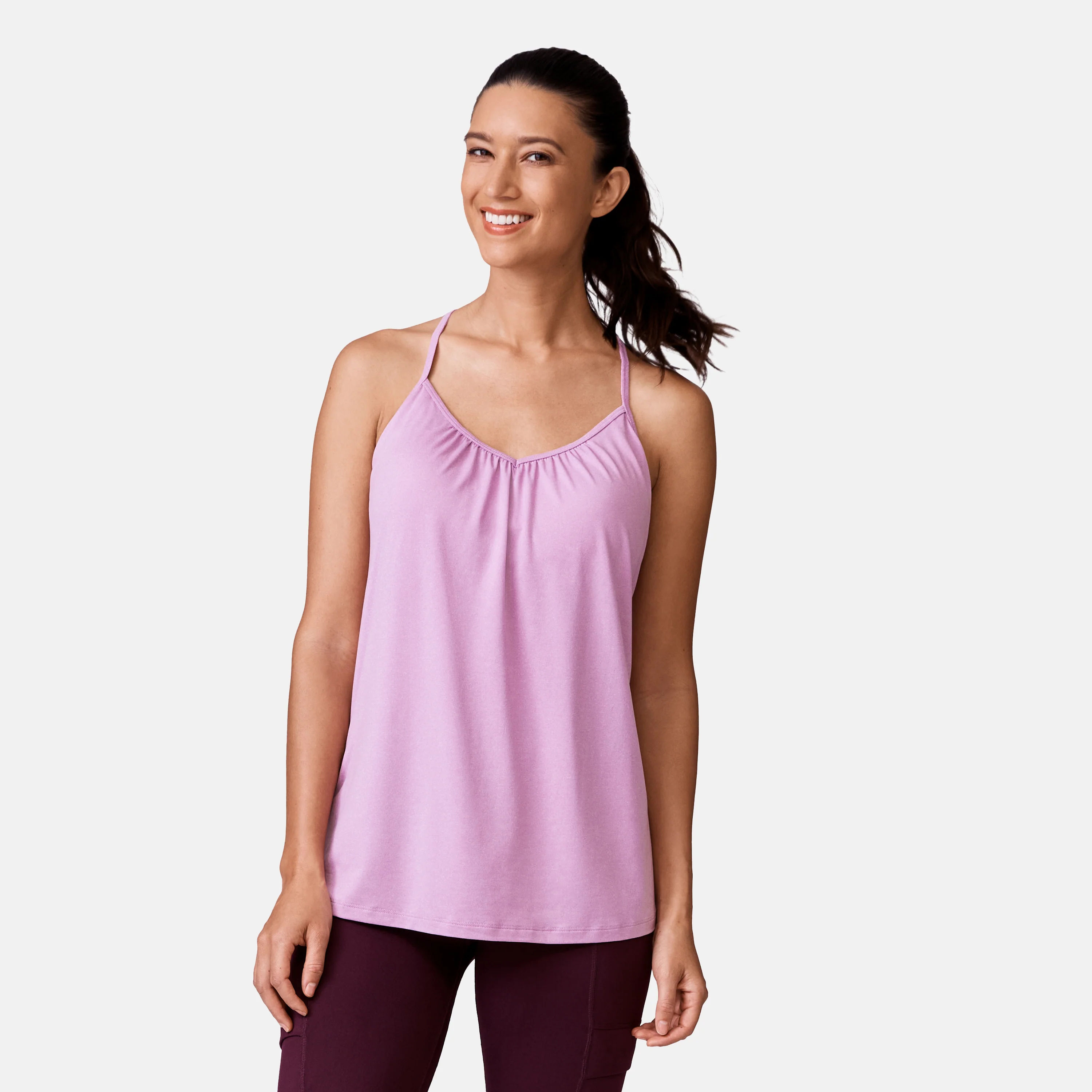 Women's Microtech® Chill B Cool V-Neck Cami Top with Built-In Bra - Image 8