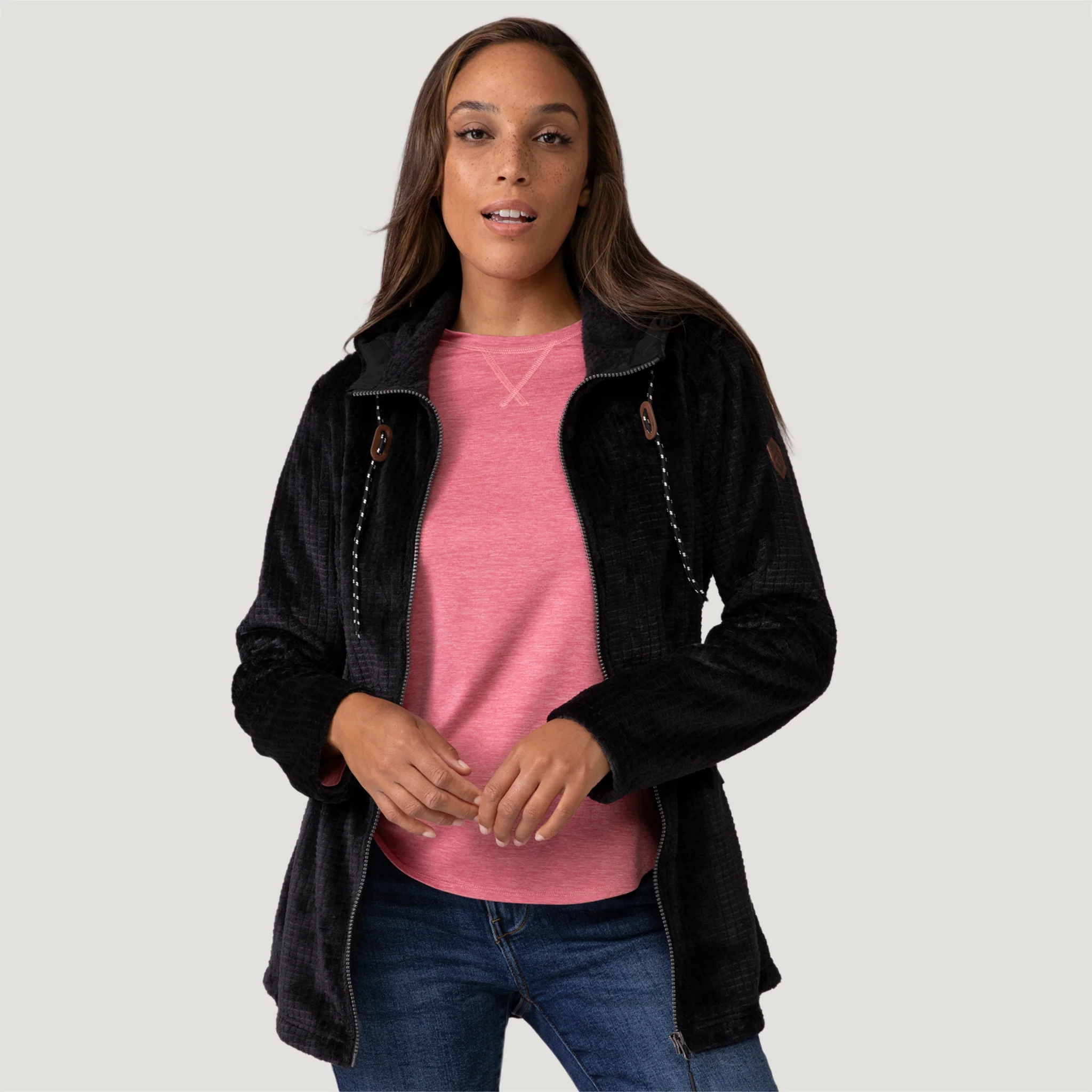 Women's Grid Butter Pile® Anorak Jacket - Image 8