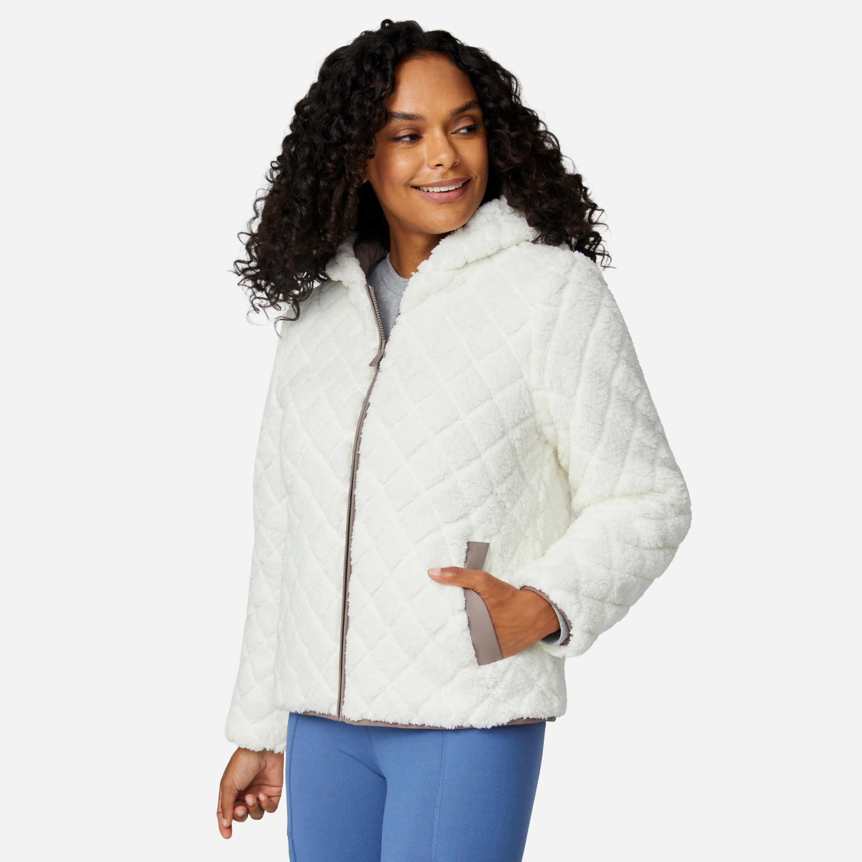 Women's Hooded Cirrus Quilted Reversible Jacket - Image 3