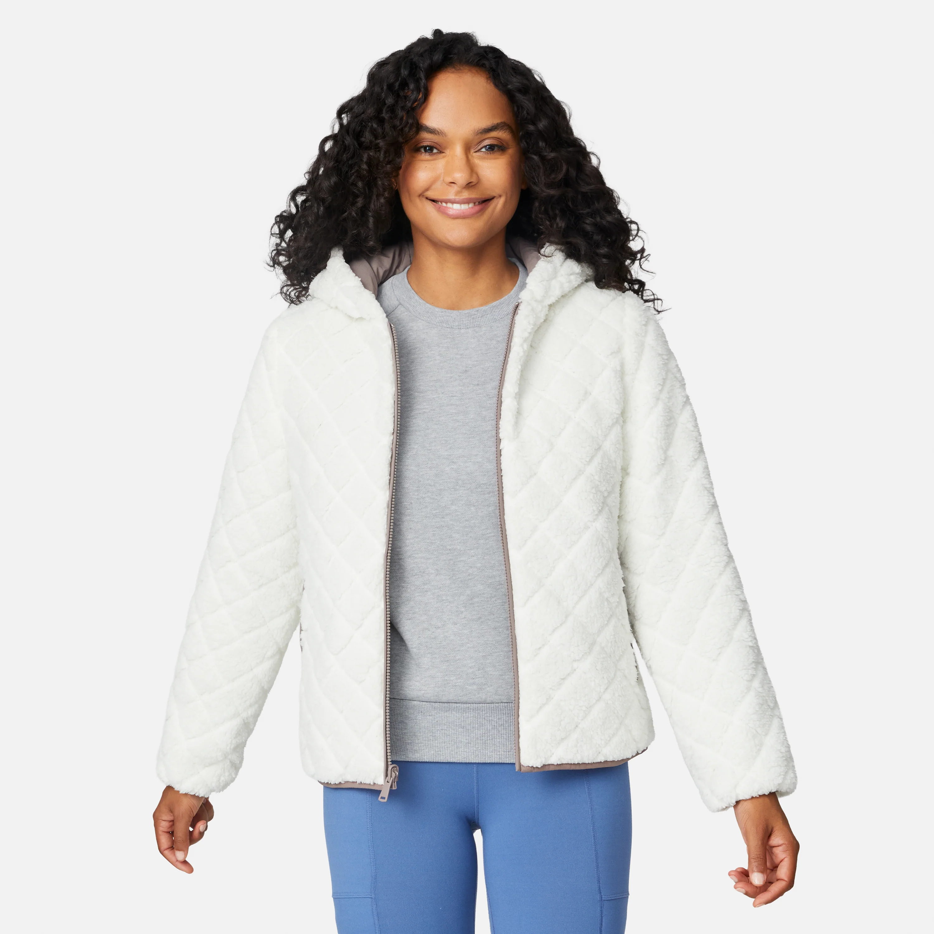 Women's Hooded Cirrus Quilted Reversible Jacket - Image 4