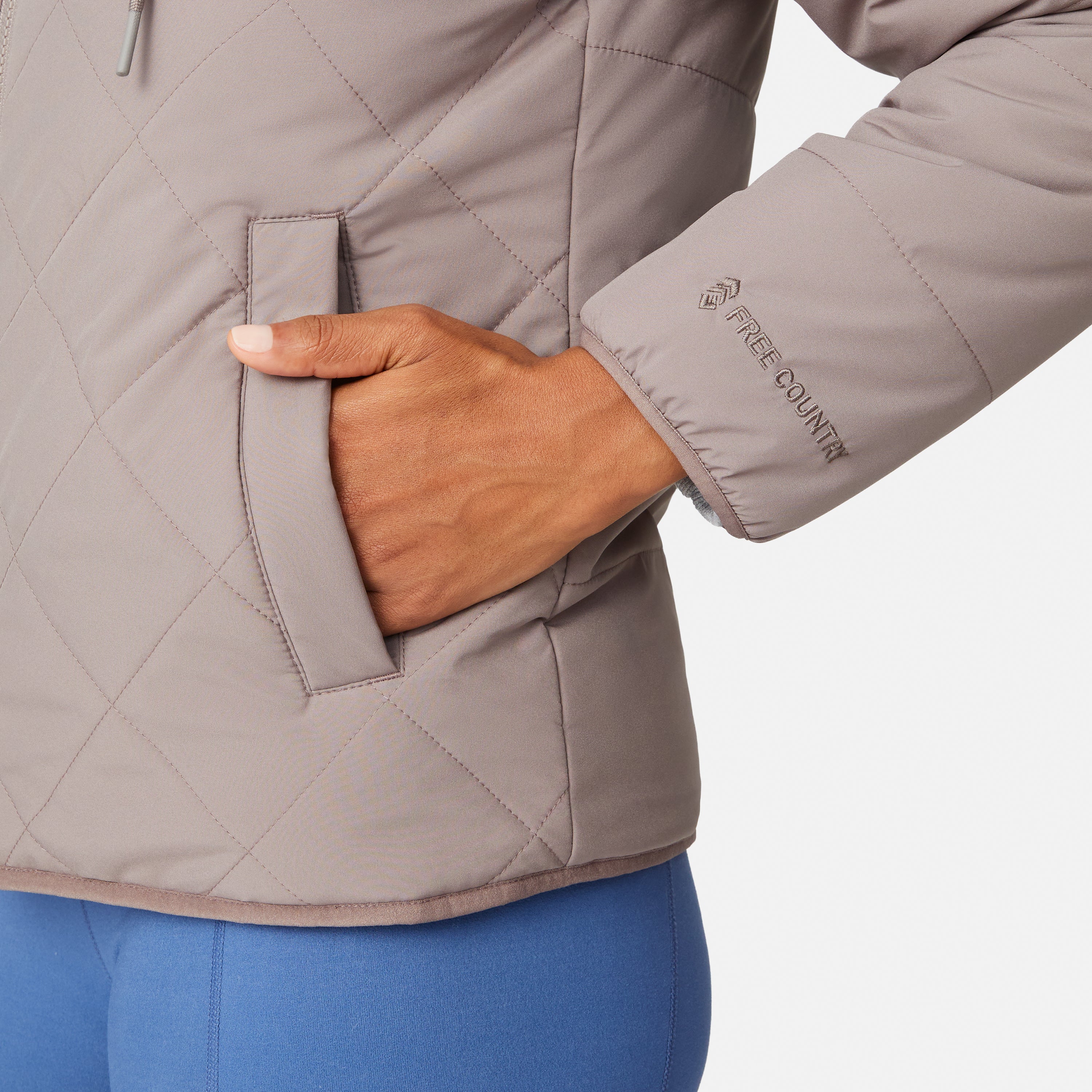 Women's Hooded Cirrus Quilted Reversible Jacket - Image 7