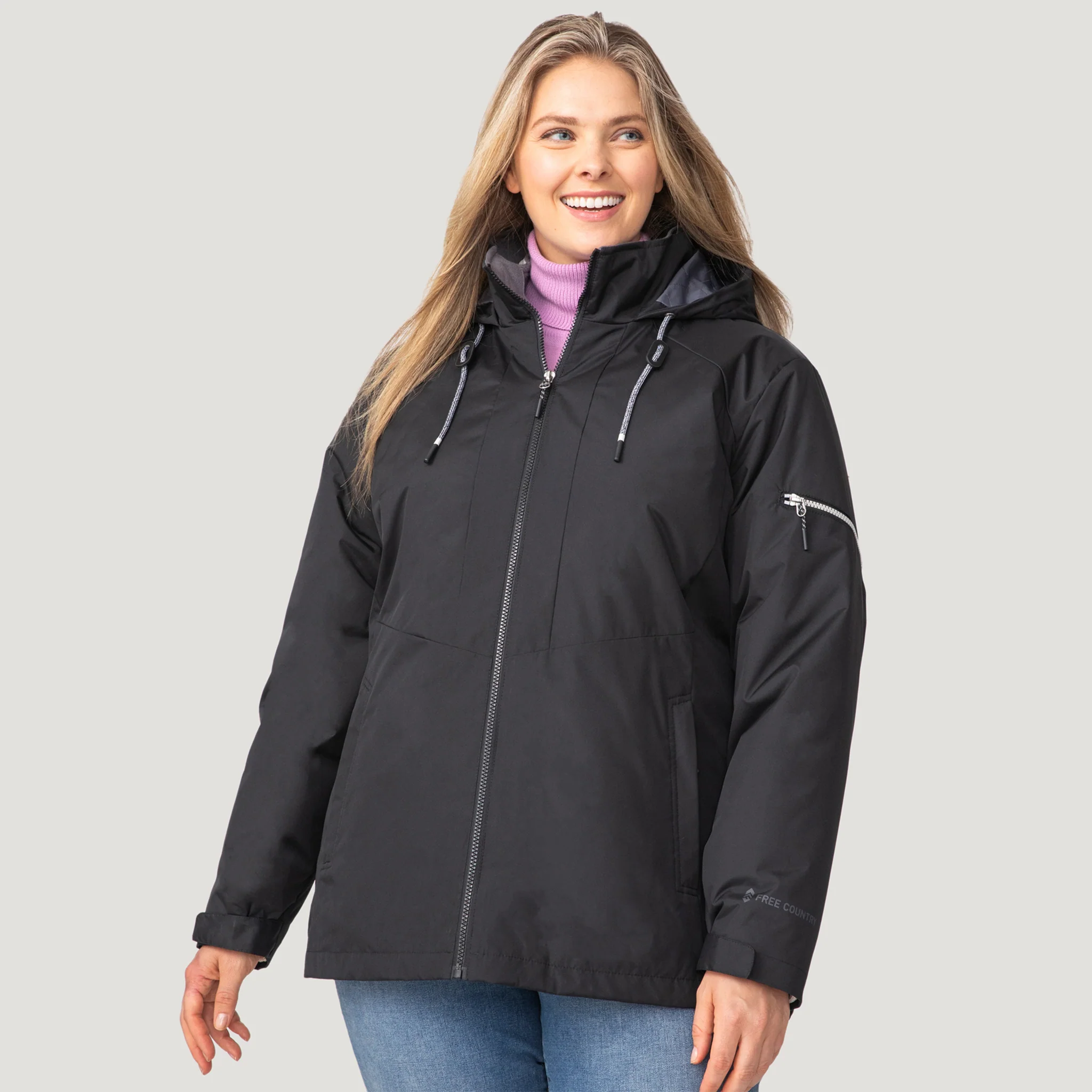Women's Plus Size Back of Bell 3-in-1 Systems Jacket - Image 6